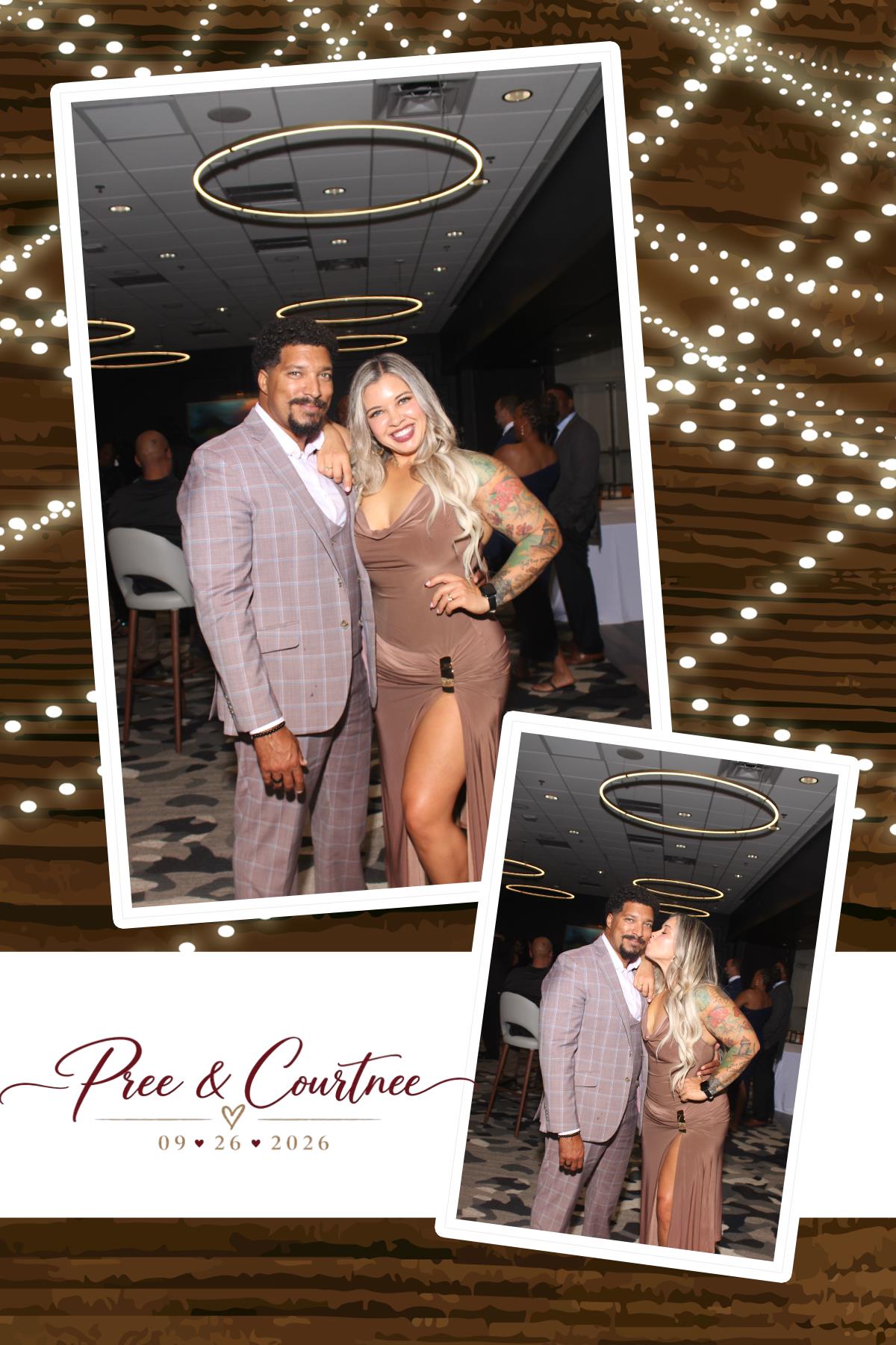 Pree & Courtnee Wedding | View more photos from the event at gallery.photoboothcincy.com/u/PhotoBoothCincy/Pree-Courtnee-Wedding