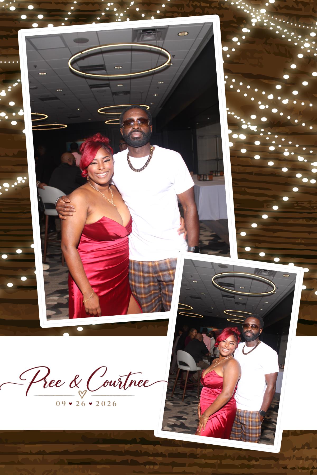 Pree & Courtnee Wedding | View more photos from the event at gallery.photoboothcincy.com/u/PhotoBoothCincy/Pree-Courtnee-Wedding