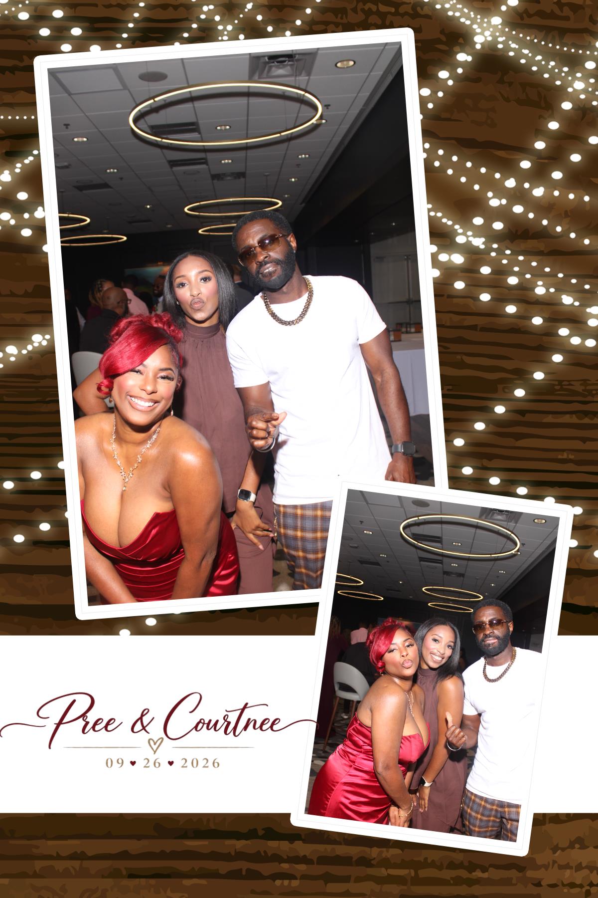 Pree & Courtnee Wedding | View more photos from the event at gallery.photoboothcincy.com/u/PhotoBoothCincy/Pree-Courtnee-Wedding