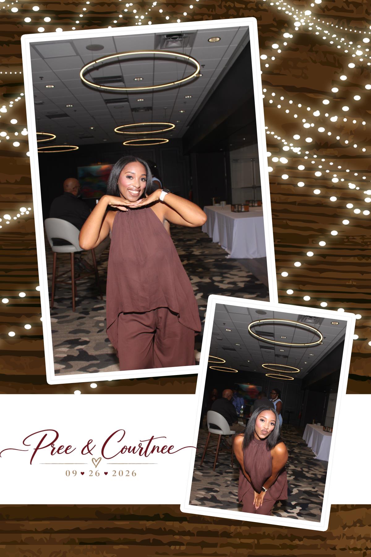 Pree & Courtnee Wedding | View more photos from the event at gallery.photoboothcincy.com/u/PhotoBoothCincy/Pree-Courtnee-Wedding