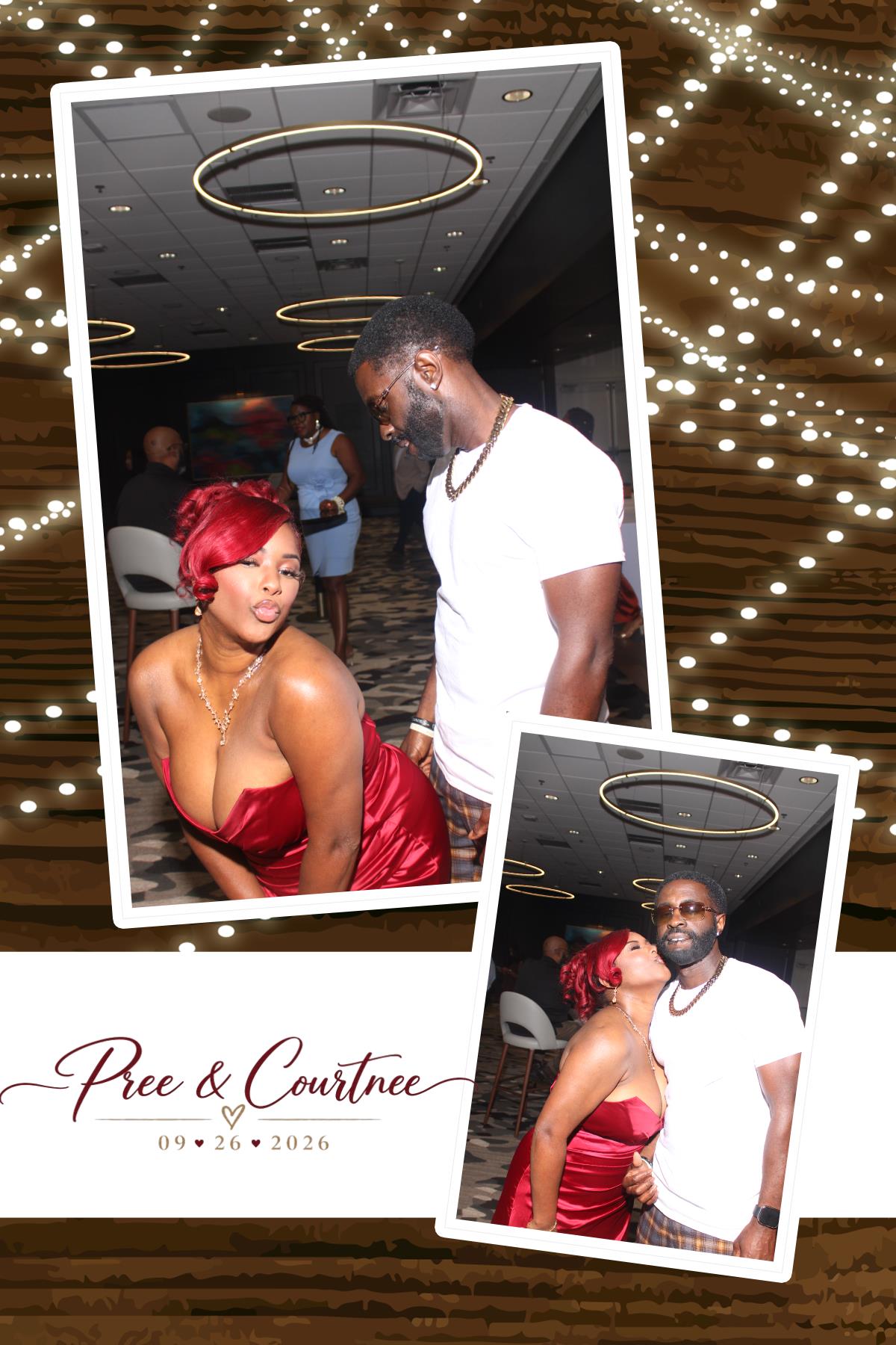 Pree & Courtnee Wedding | View more photos from the event at gallery.photoboothcincy.com/u/PhotoBoothCincy/Pree-Courtnee-Wedding