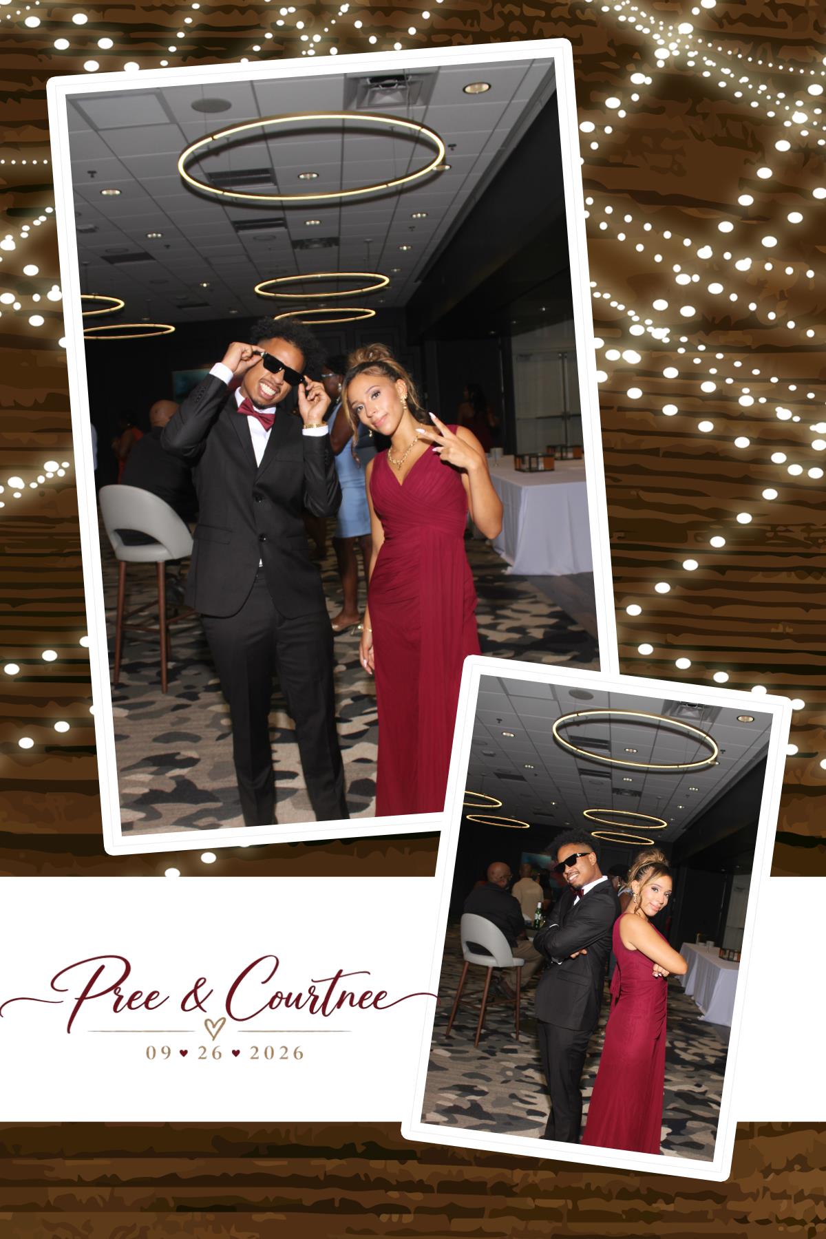 Pree & Courtnee Wedding | View more photos from the event at gallery.photoboothcincy.com/u/PhotoBoothCincy/Pree-Courtnee-Wedding