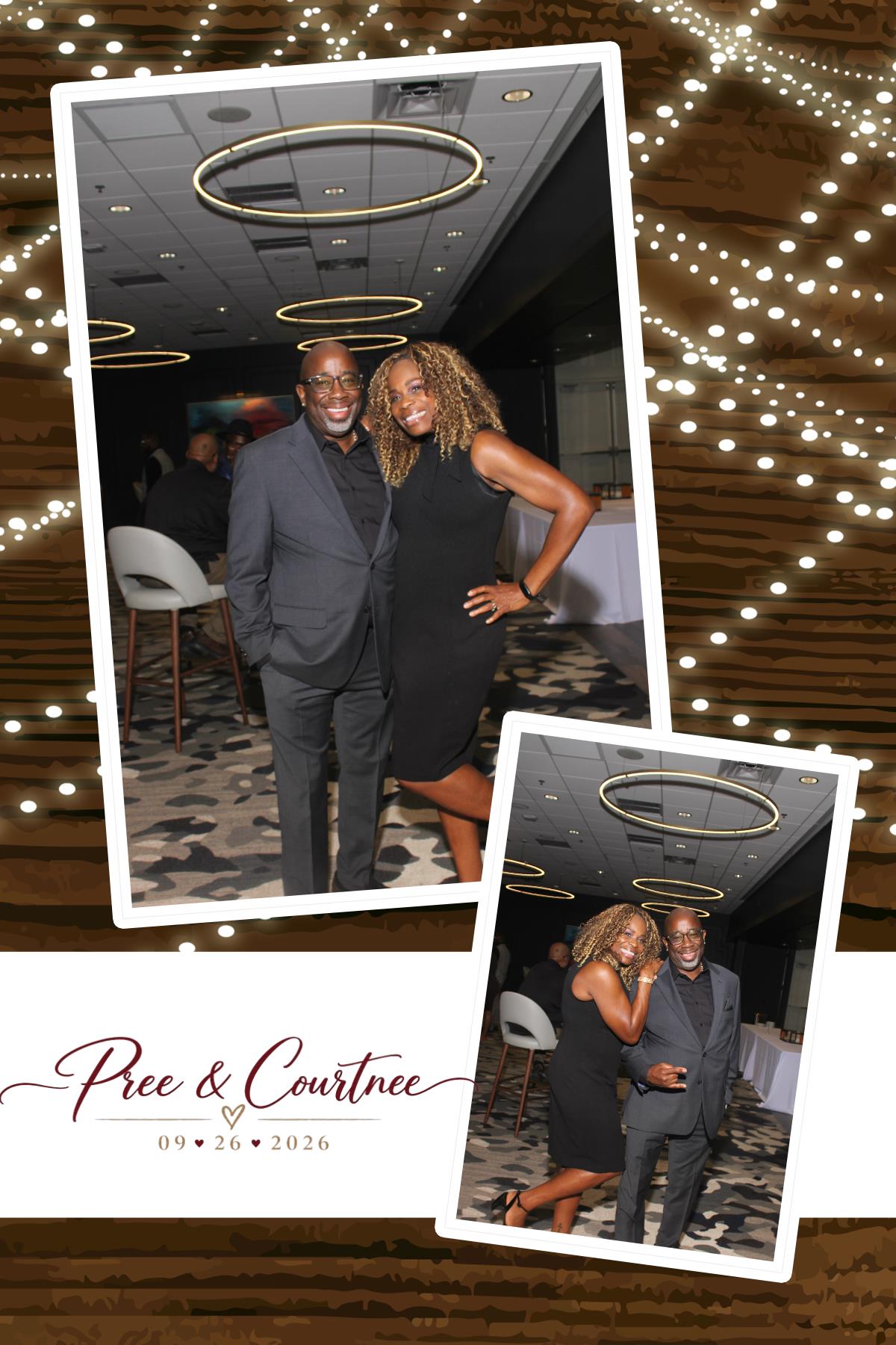 Pree & Courtnee Wedding | View more photos from the event at gallery.photoboothcincy.com/u/PhotoBoothCincy/Pree-Courtnee-Wedding