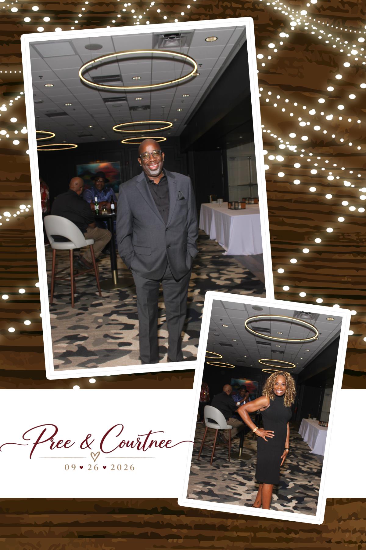 Pree & Courtnee Wedding | View more photos from the event at gallery.photoboothcincy.com/u/PhotoBoothCincy/Pree-Courtnee-Wedding