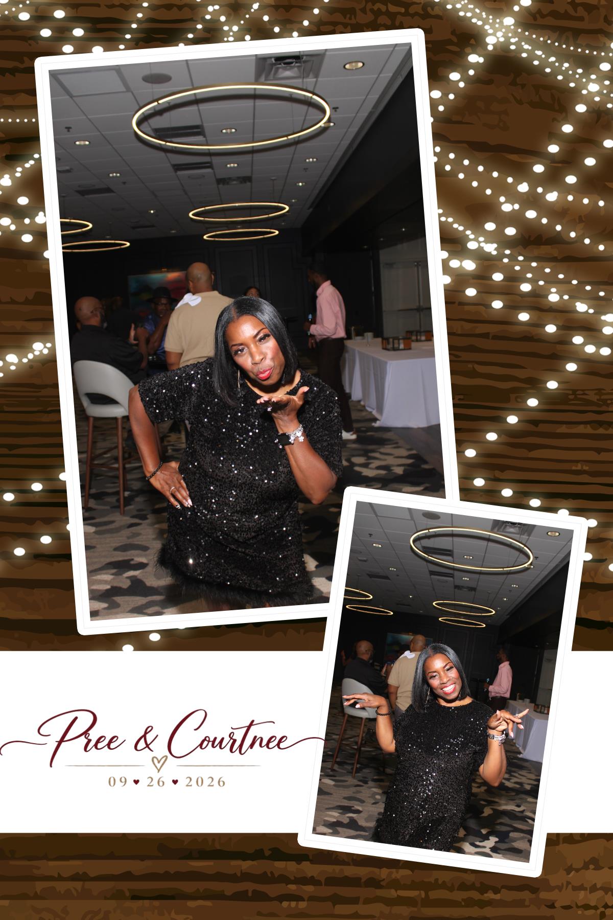 Pree & Courtnee Wedding | View more photos from the event at gallery.photoboothcincy.com/u/PhotoBoothCincy/Pree-Courtnee-Wedding