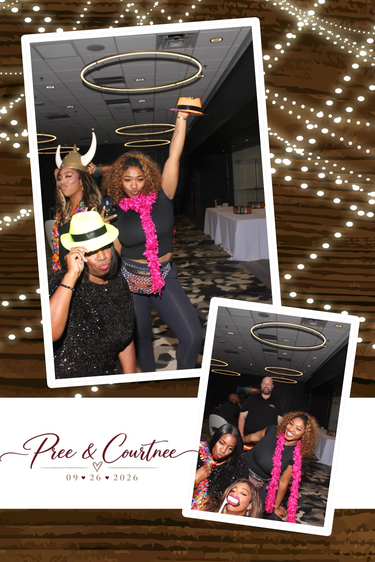 Pree & Courtnee Wedding | View more photos from the event at gallery.photoboothcincy.com/u/PhotoBoothCincy/Pree-Courtnee-Wedding