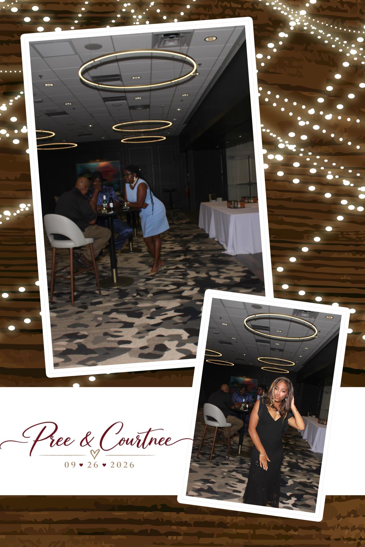 Pree & Courtnee Wedding | View more photos from the event at gallery.photoboothcincy.com/u/PhotoBoothCincy/Pree-Courtnee-Wedding