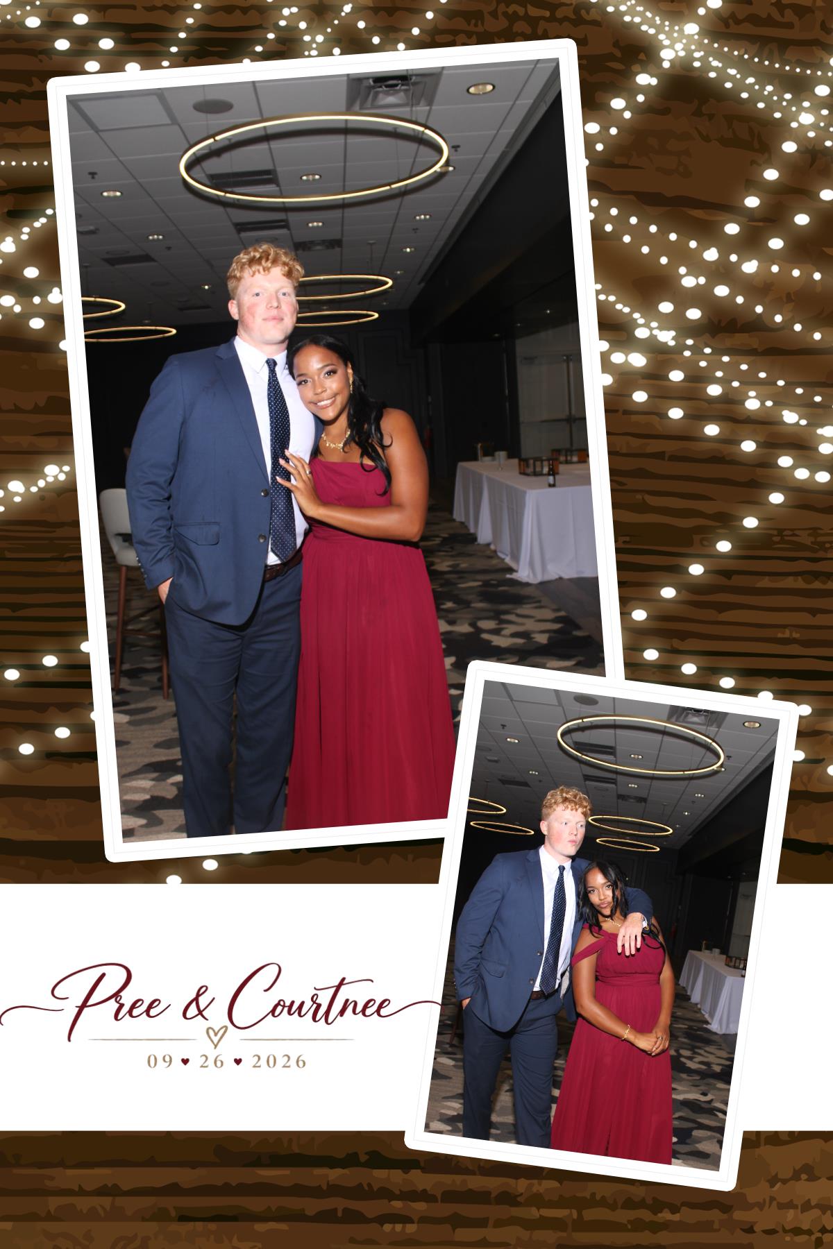 Pree & Courtnee Wedding | View more photos from the event at gallery.photoboothcincy.com/u/PhotoBoothCincy/Pree-Courtnee-Wedding
