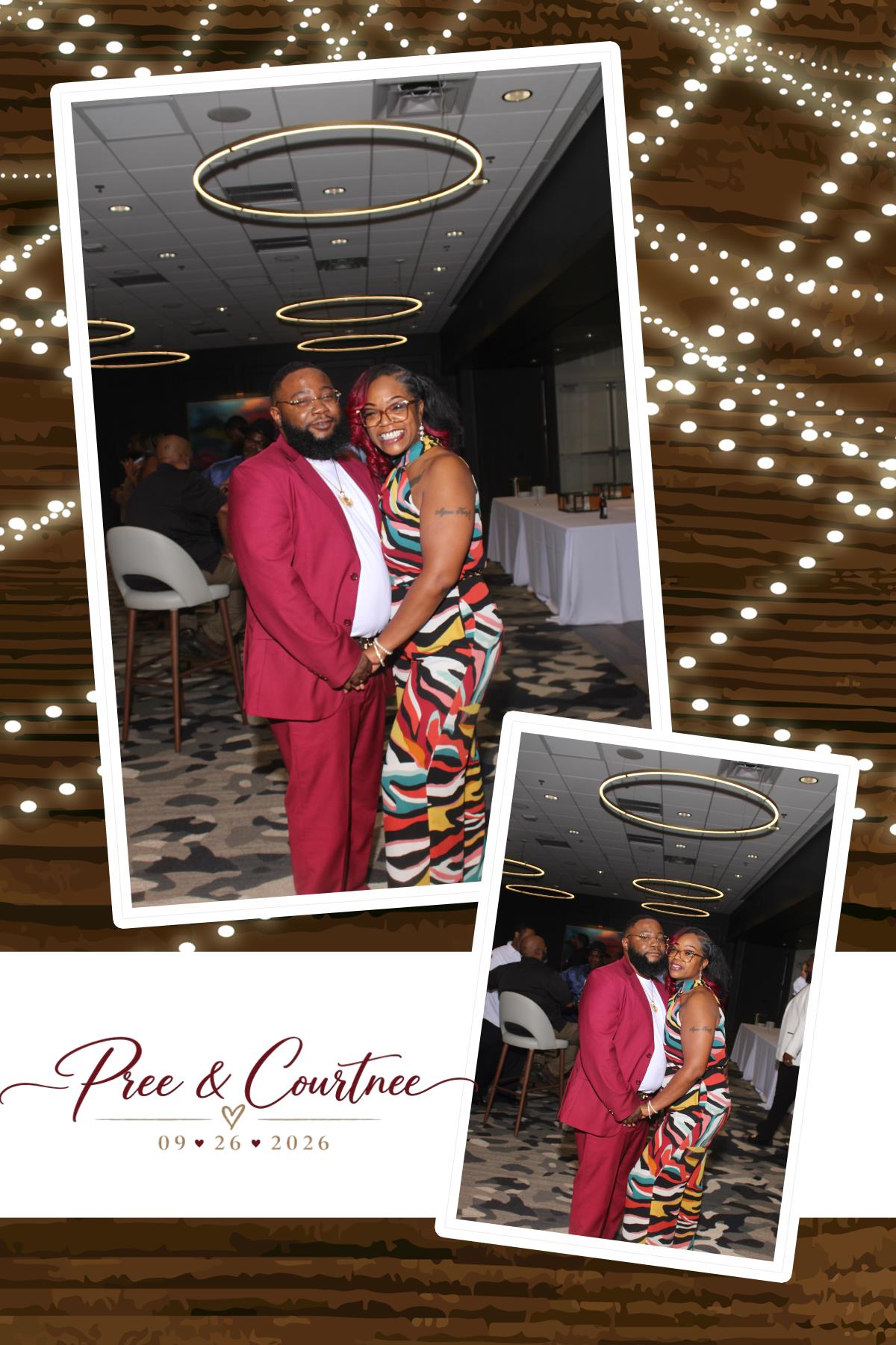 Pree & Courtnee Wedding | View more photos from the event at gallery.photoboothcincy.com/u/PhotoBoothCincy/Pree-Courtnee-Wedding