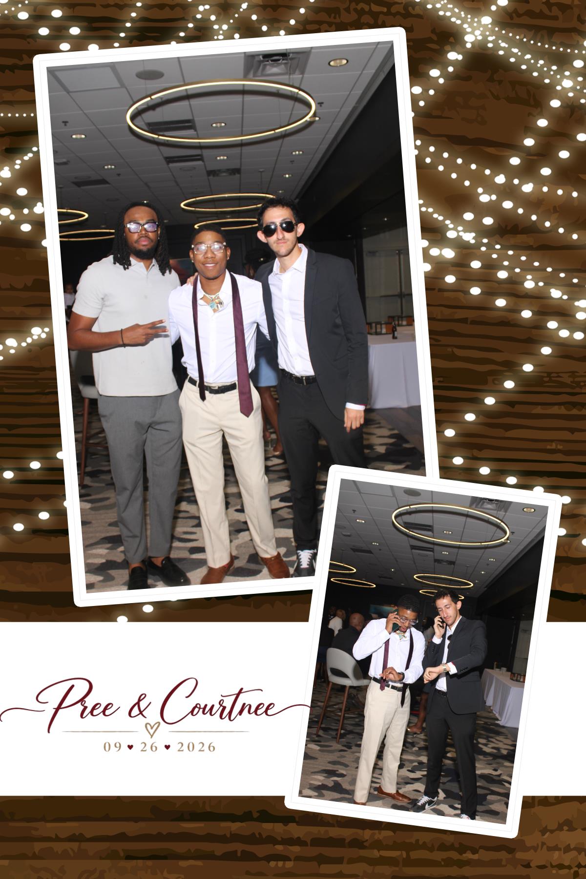 Pree & Courtnee Wedding | View more photos from the event at gallery.photoboothcincy.com/u/PhotoBoothCincy/Pree-Courtnee-Wedding