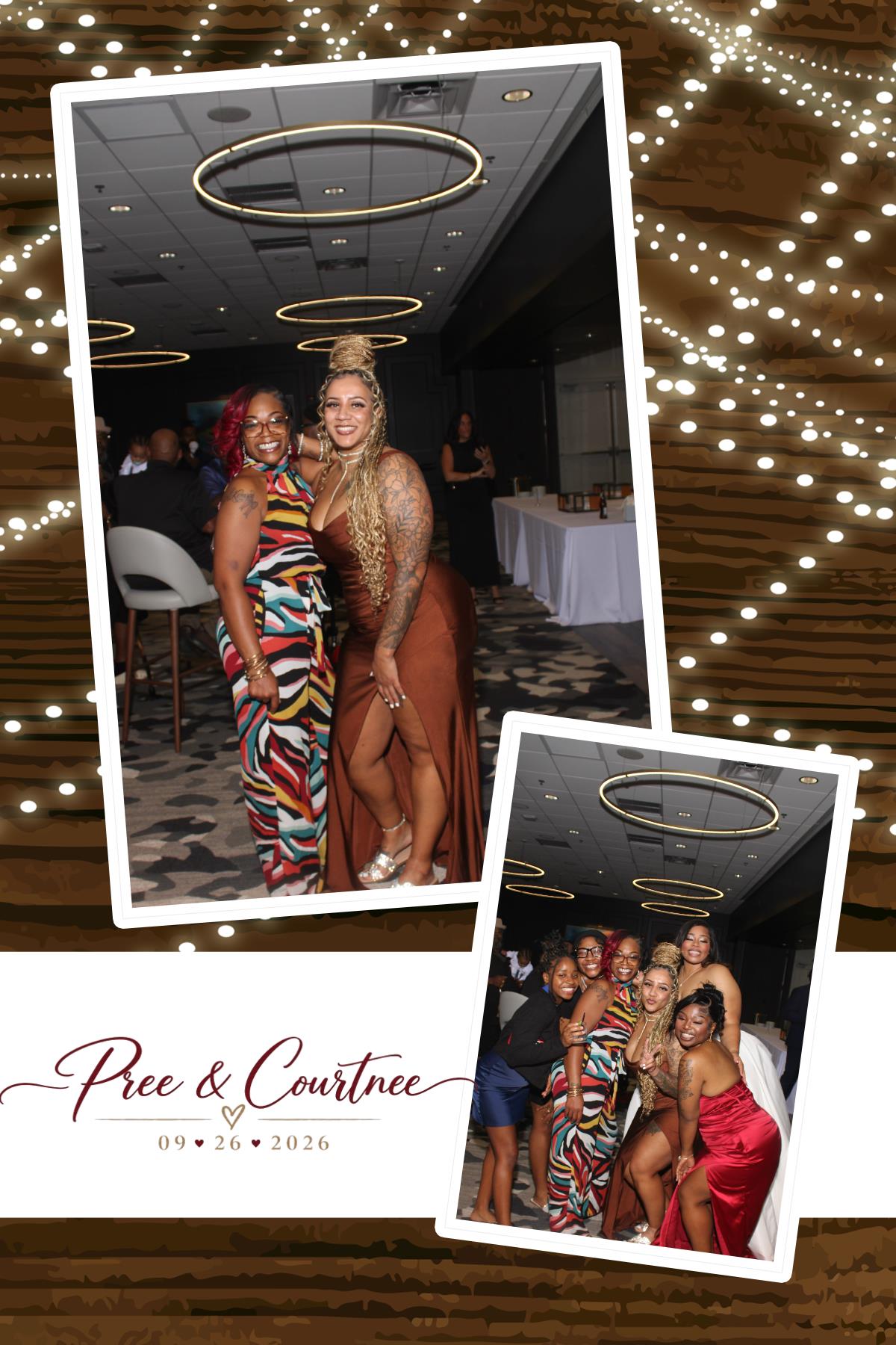 Pree & Courtnee Wedding | View more photos from the event at gallery.photoboothcincy.com/u/PhotoBoothCincy/Pree-Courtnee-Wedding