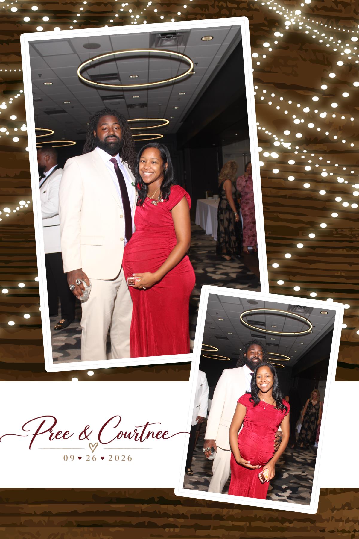 Pree & Courtnee Wedding | View more photos from the event at gallery.photoboothcincy.com/u/PhotoBoothCincy/Pree-Courtnee-Wedding