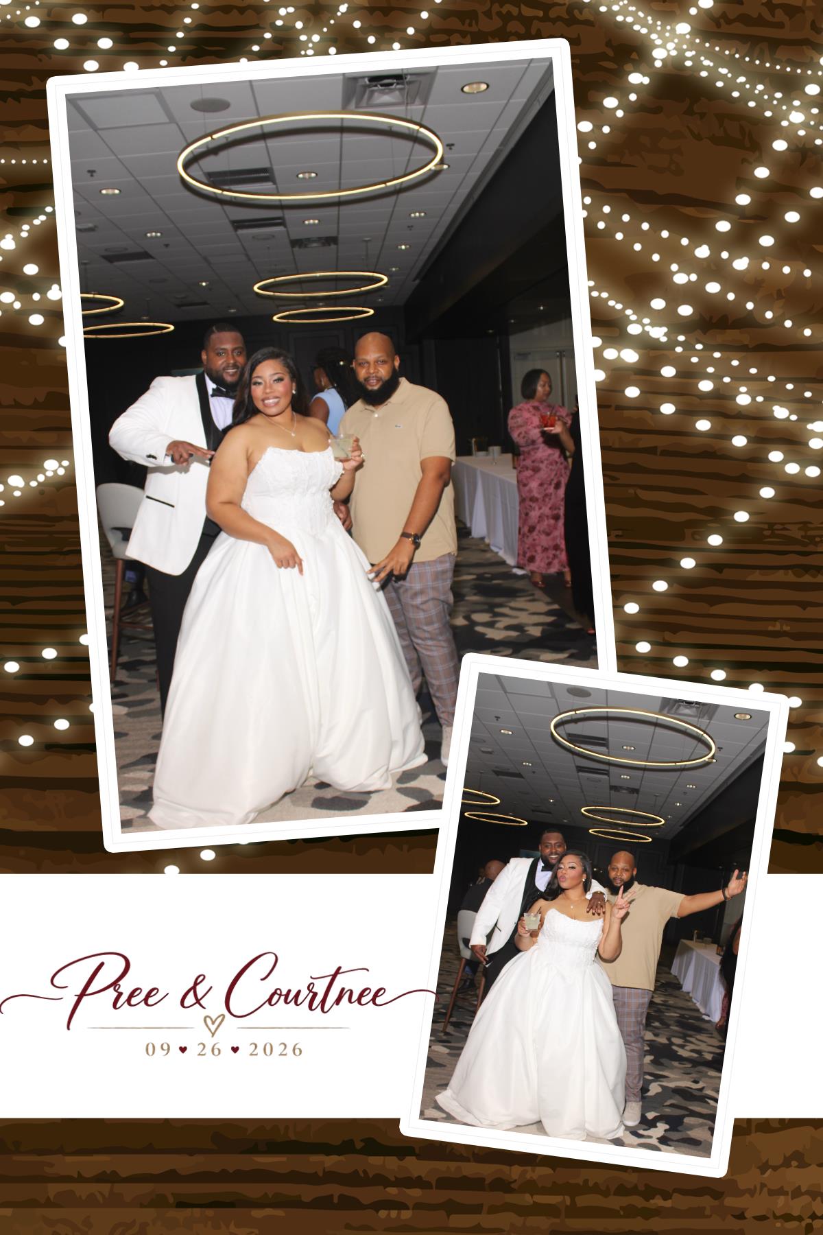 Pree & Courtnee Wedding | View more photos from the event at gallery.photoboothcincy.com/u/PhotoBoothCincy/Pree-Courtnee-Wedding