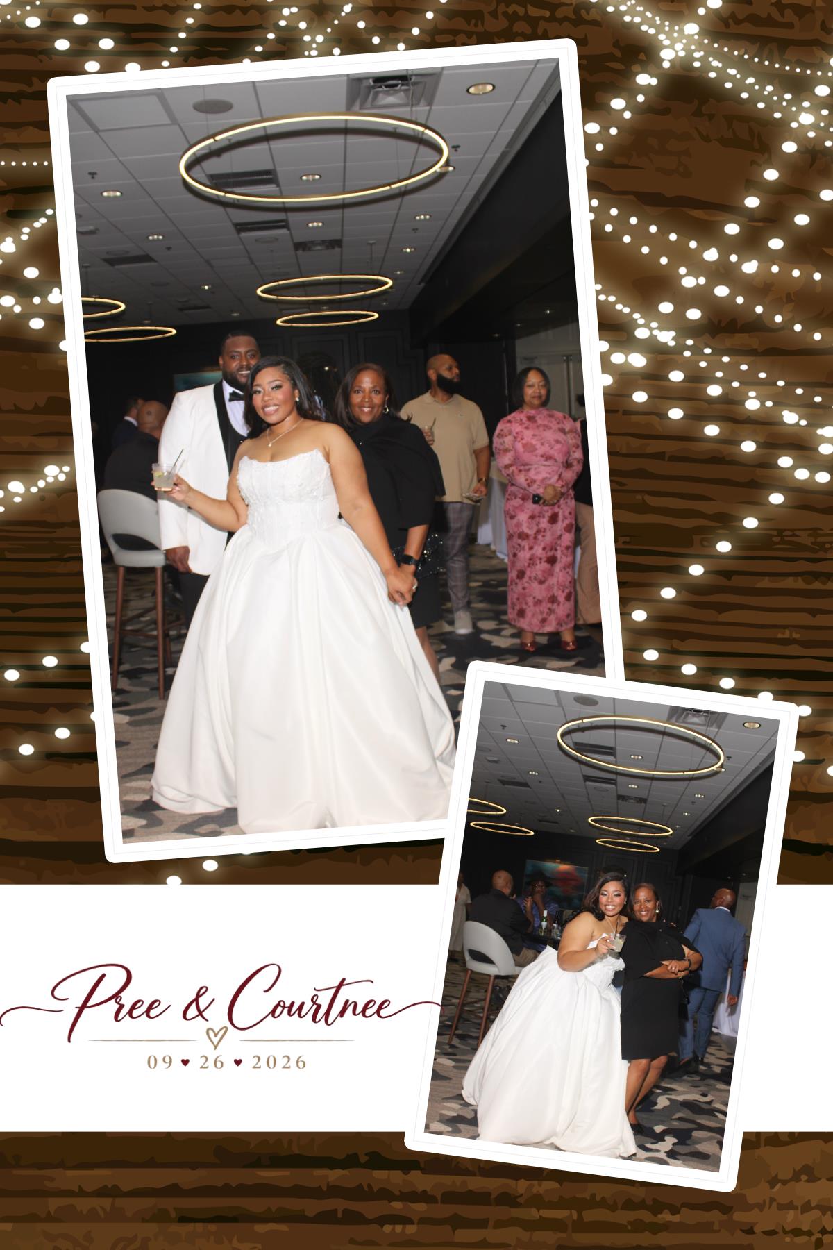 Pree & Courtnee Wedding | View more photos from the event at gallery.photoboothcincy.com/u/PhotoBoothCincy/Pree-Courtnee-Wedding