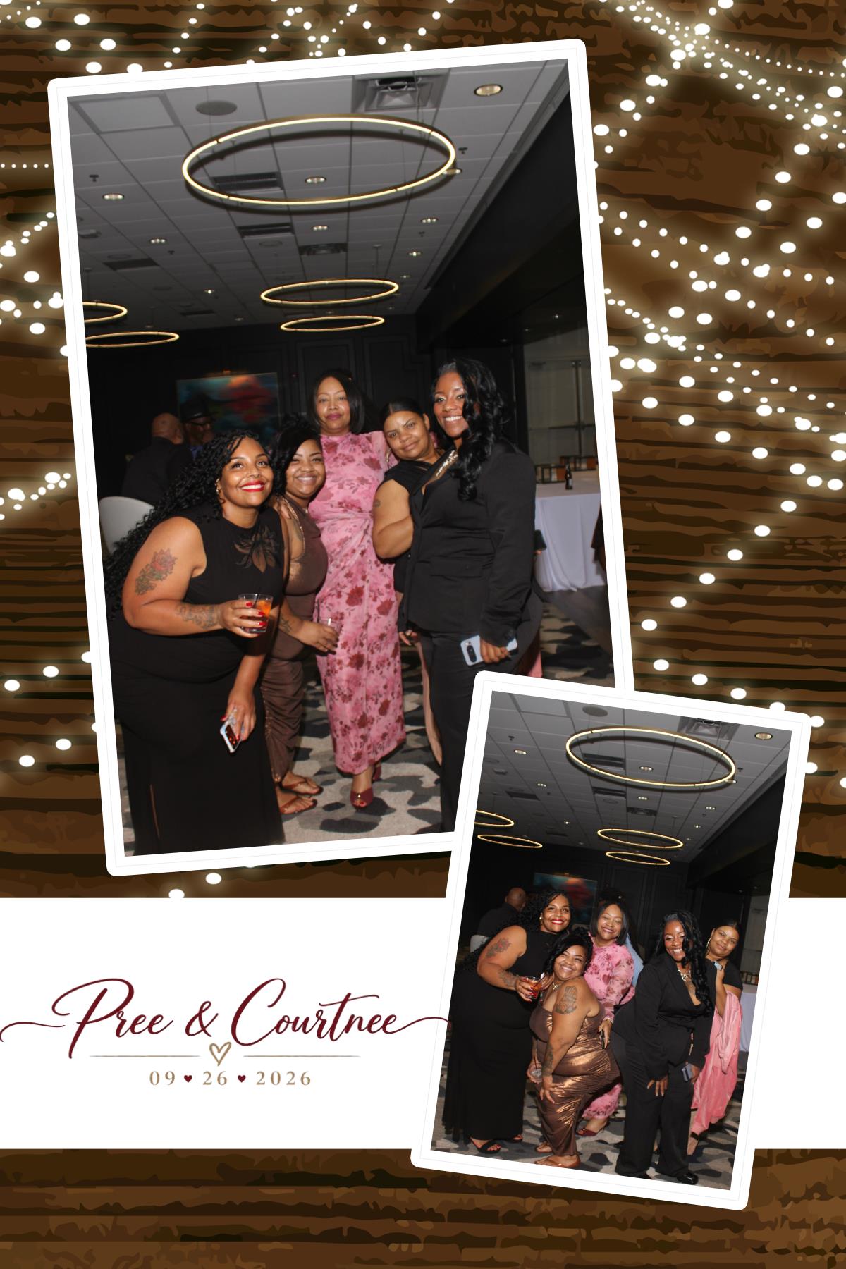 Pree & Courtnee Wedding | View more photos from the event at gallery.photoboothcincy.com/u/PhotoBoothCincy/Pree-Courtnee-Wedding