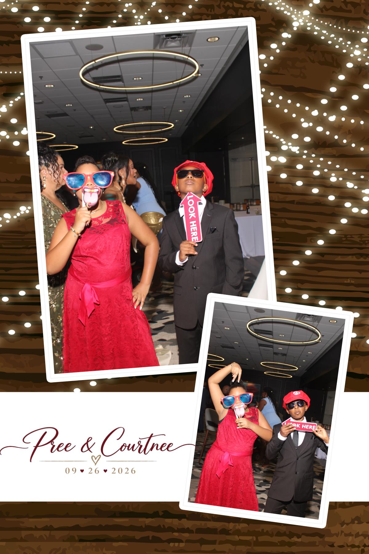 Pree & Courtnee Wedding | View more photos from the event at gallery.photoboothcincy.com/u/PhotoBoothCincy/Pree-Courtnee-Wedding