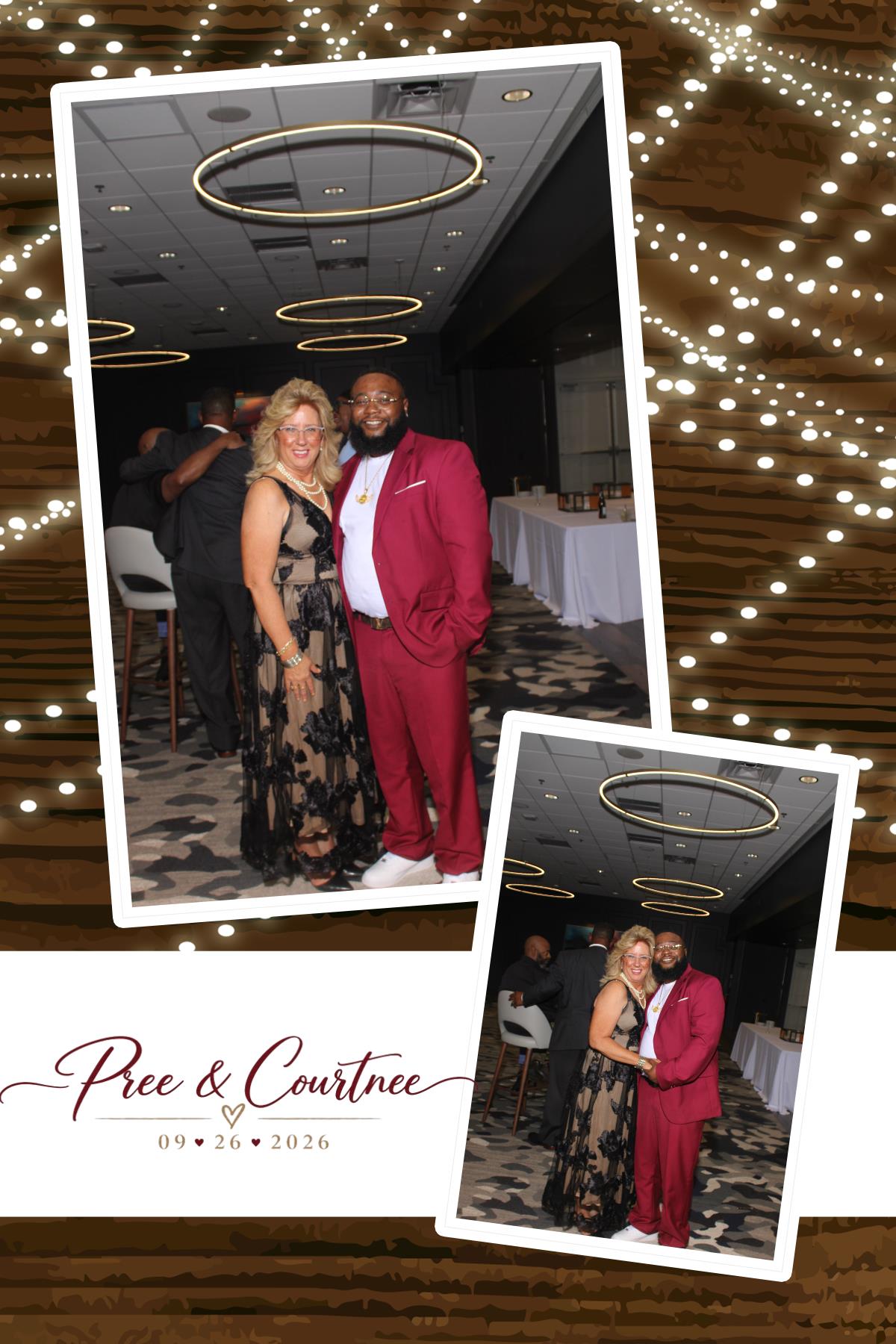 Pree & Courtnee Wedding | View more photos from the event at gallery.photoboothcincy.com/u/PhotoBoothCincy/Pree-Courtnee-Wedding