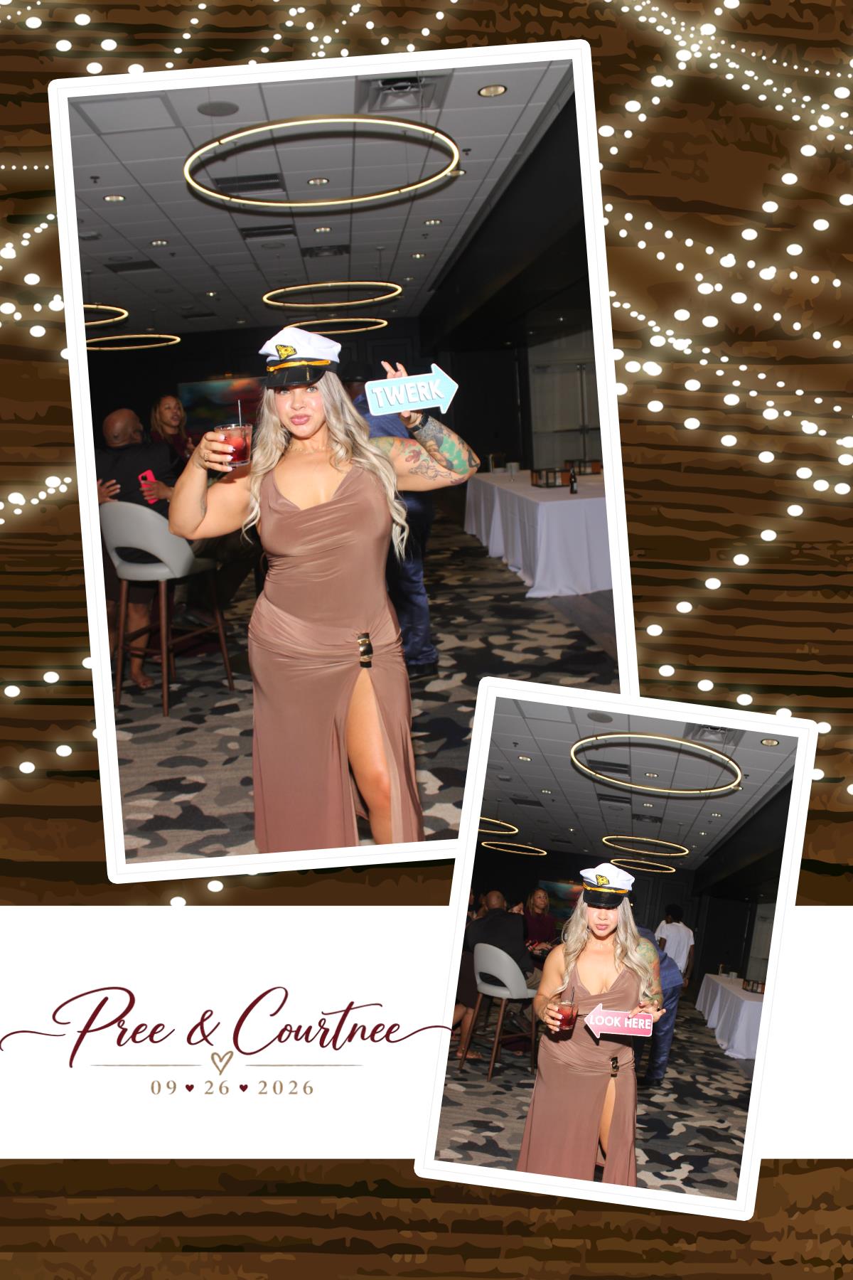 Pree & Courtnee Wedding | View more photos from the event at gallery.photoboothcincy.com/u/PhotoBoothCincy/Pree-Courtnee-Wedding