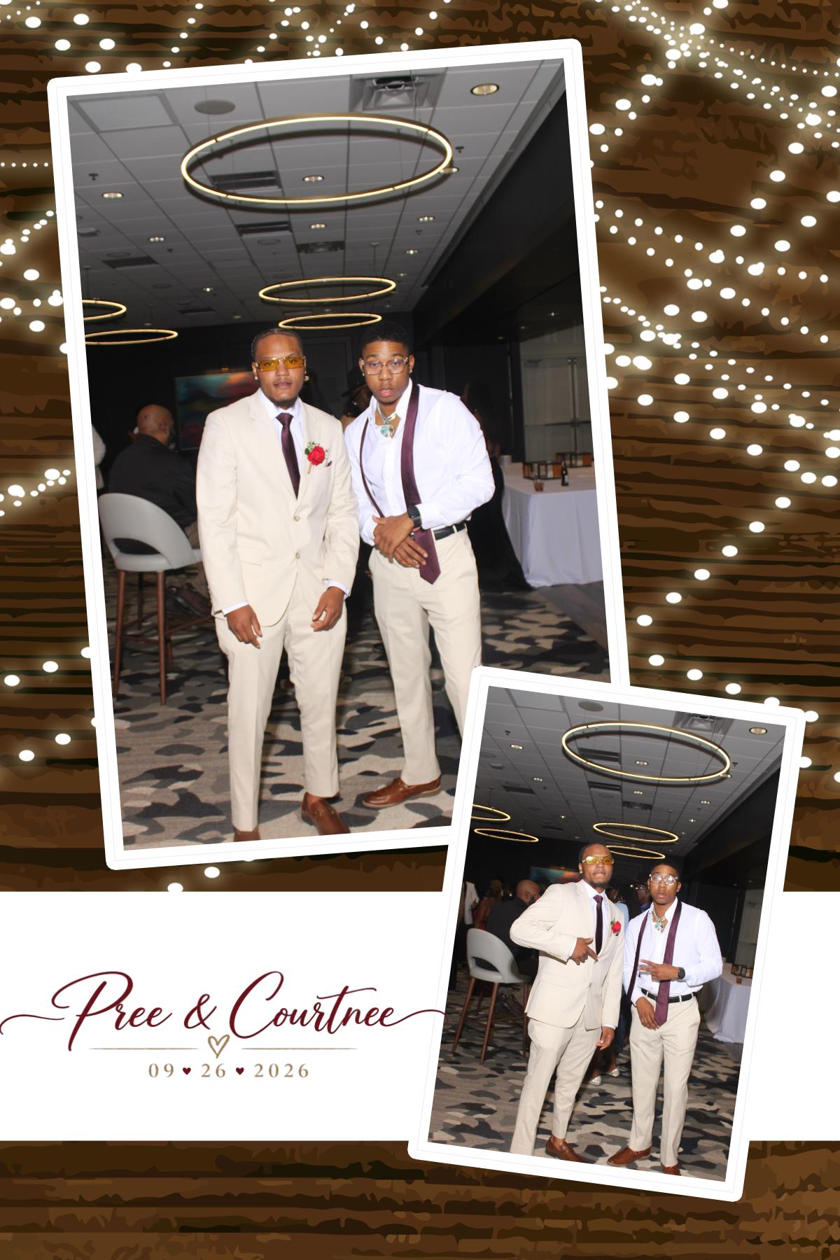 Pree & Courtnee Wedding | View more photos from the event at gallery.photoboothcincy.com/u/PhotoBoothCincy/Pree-Courtnee-Wedding