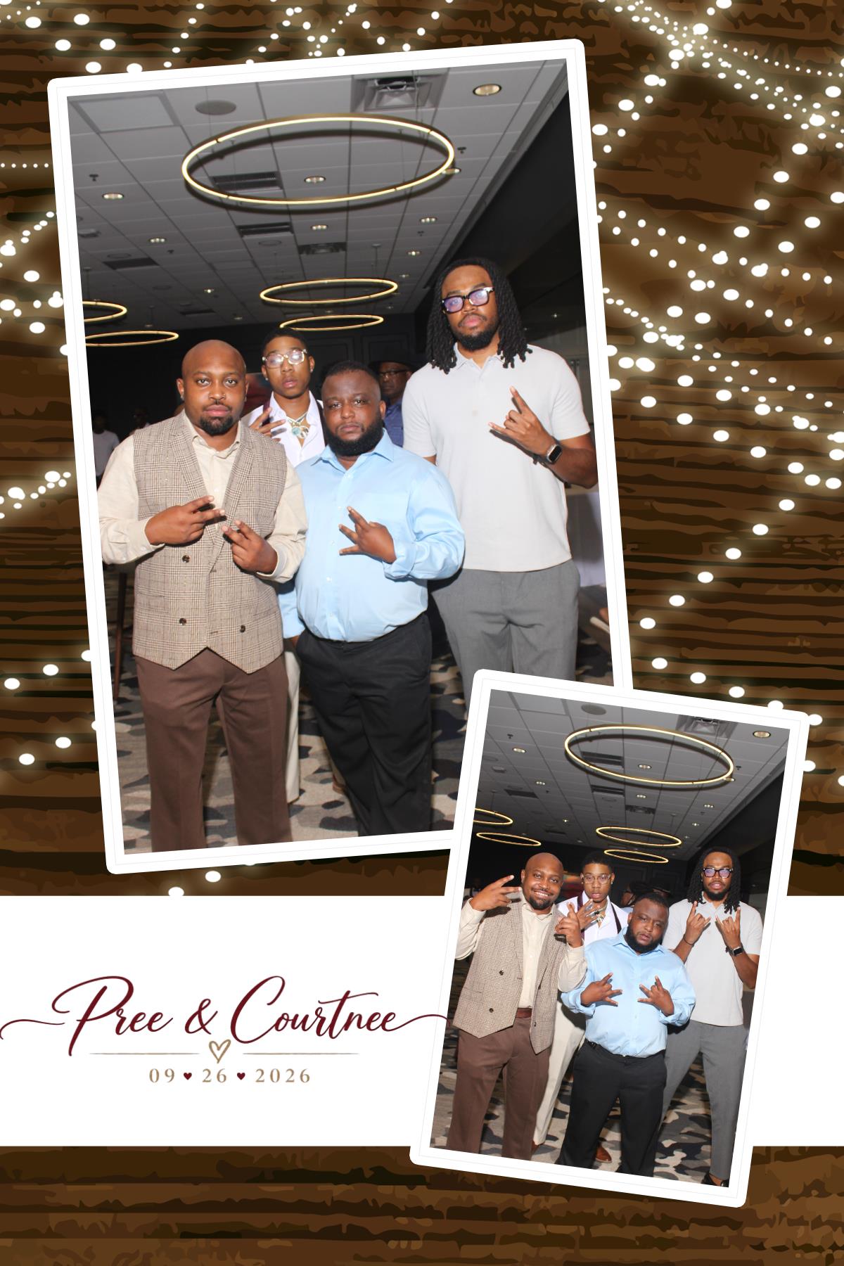Pree & Courtnee Wedding | View more photos from the event at gallery.photoboothcincy.com/u/PhotoBoothCincy/Pree-Courtnee-Wedding