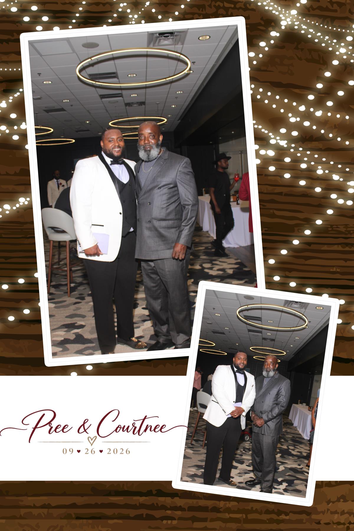 Pree & Courtnee Wedding | View more photos from the event at gallery.photoboothcincy.com/u/PhotoBoothCincy/Pree-Courtnee-Wedding