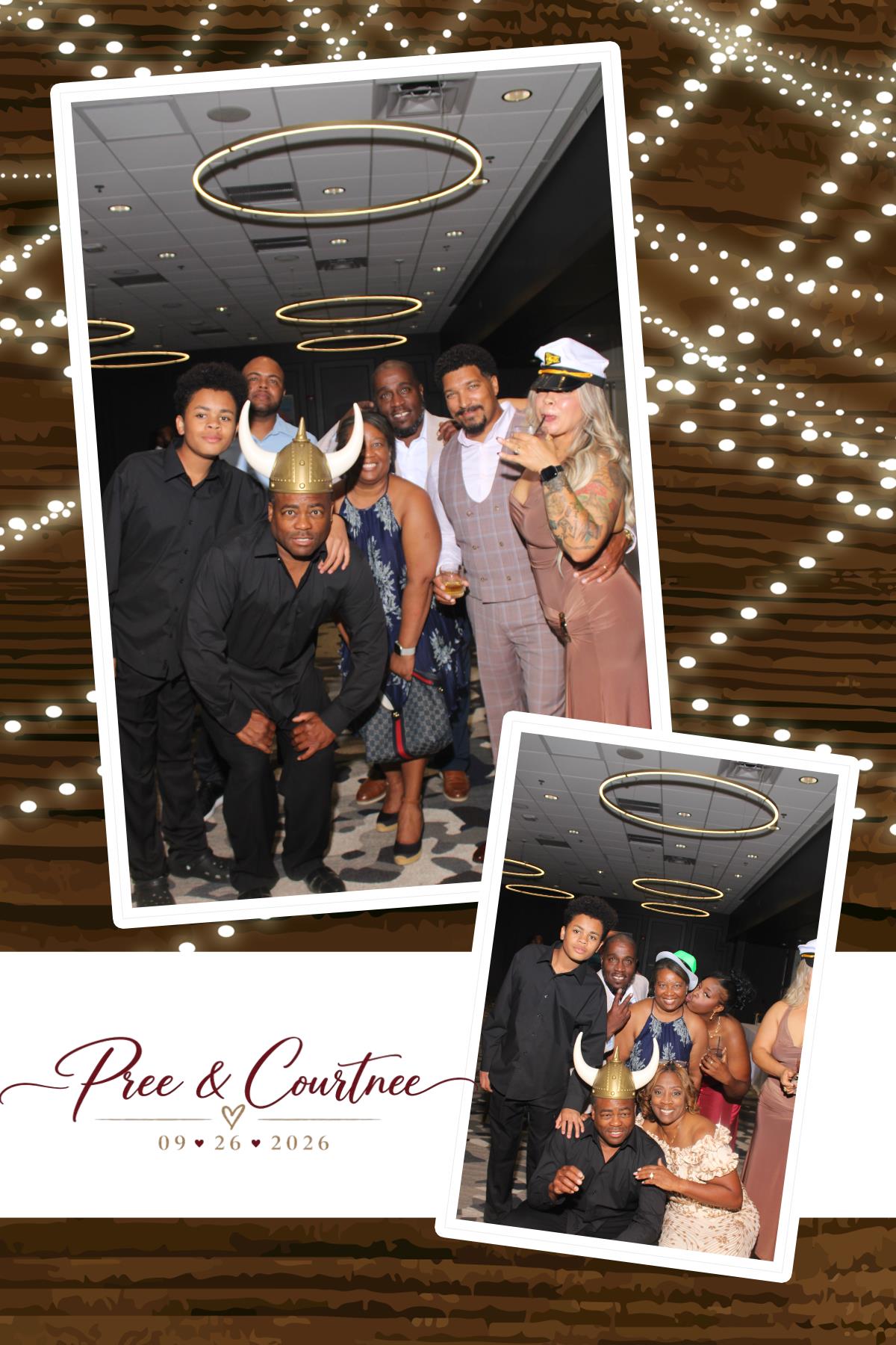 Pree & Courtnee Wedding | View more photos from the event at gallery.photoboothcincy.com/u/PhotoBoothCincy/Pree-Courtnee-Wedding