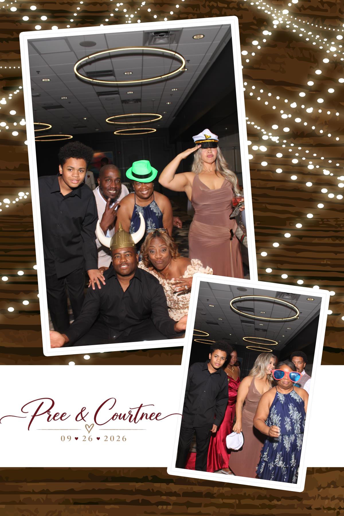 Pree & Courtnee Wedding | View more photos from the event at gallery.photoboothcincy.com/u/PhotoBoothCincy/Pree-Courtnee-Wedding
