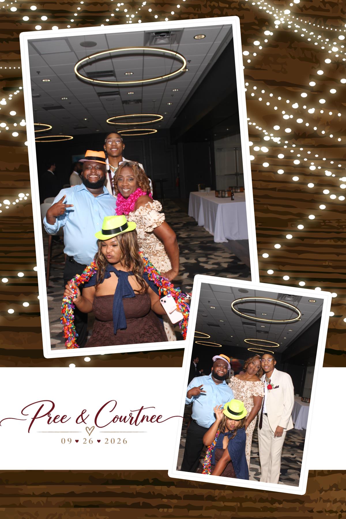 Pree & Courtnee Wedding | View more photos from the event at gallery.photoboothcincy.com/u/PhotoBoothCincy/Pree-Courtnee-Wedding
