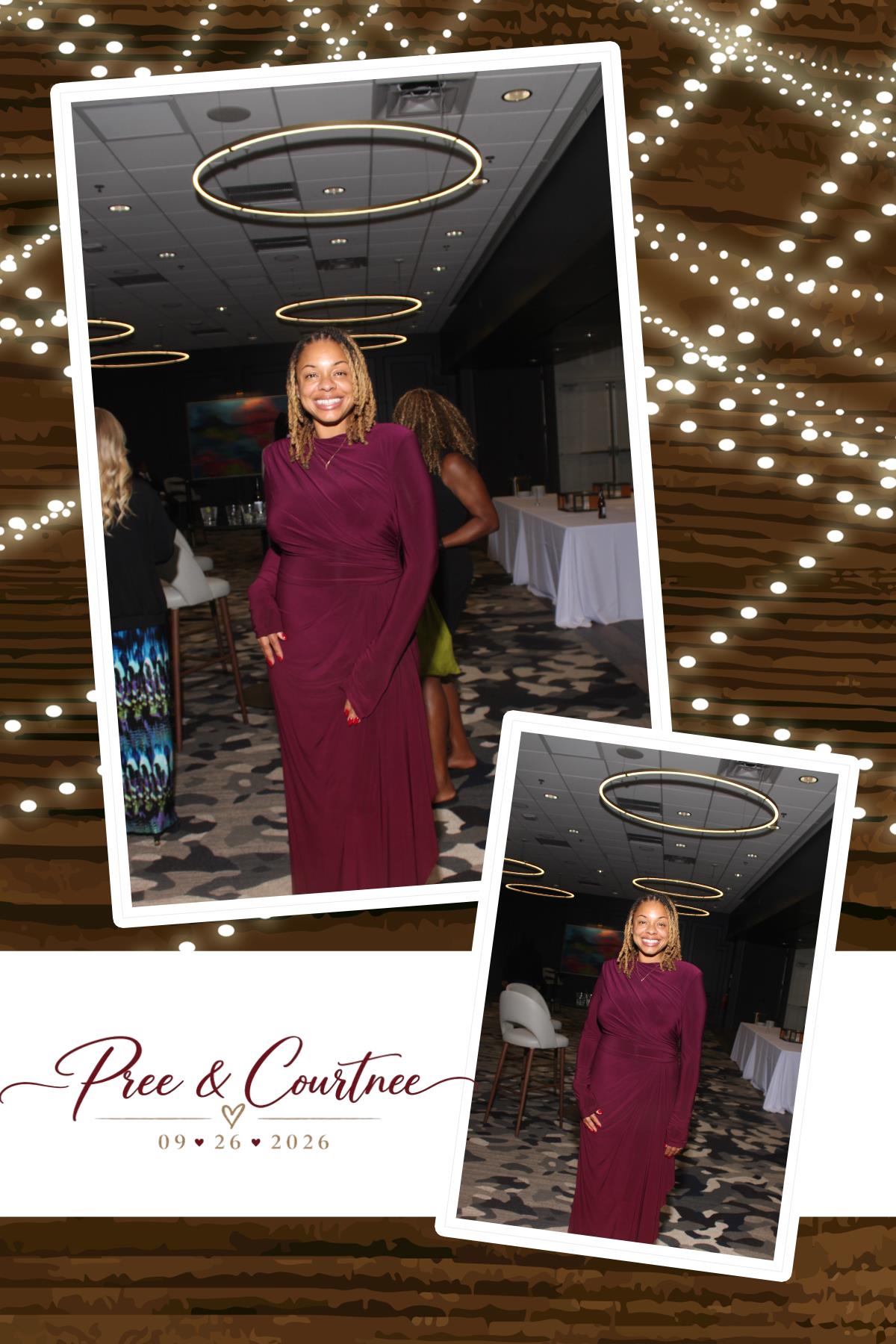 Pree & Courtnee Wedding | View more photos from the event at gallery.photoboothcincy.com/u/PhotoBoothCincy/Pree-Courtnee-Wedding