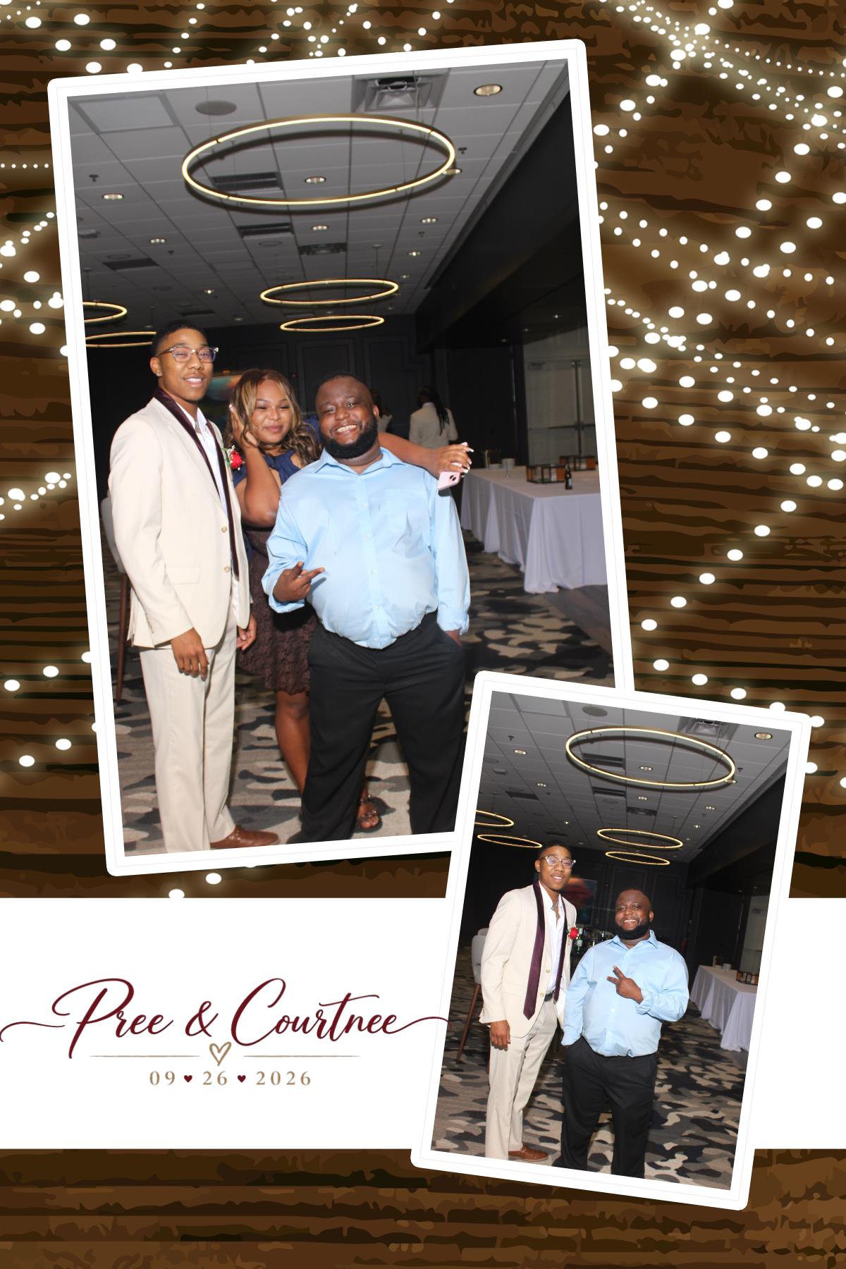 Pree & Courtnee Wedding | View more photos from the event at gallery.photoboothcincy.com/u/PhotoBoothCincy/Pree-Courtnee-Wedding