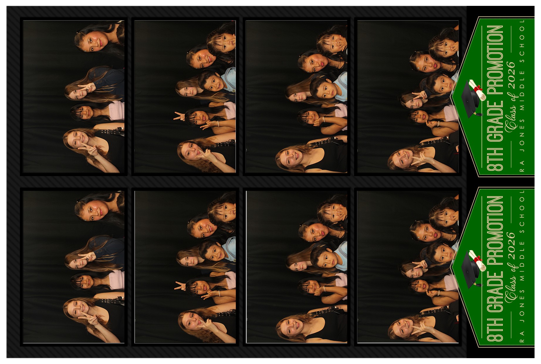 RA Jones Middle School 8th Grade Promotion | View more photos from the event at gallery.photoboothcincy.com/u/PhotoBoothCincy/RA-Jones-Middle-School-8th-Grade-Promotion