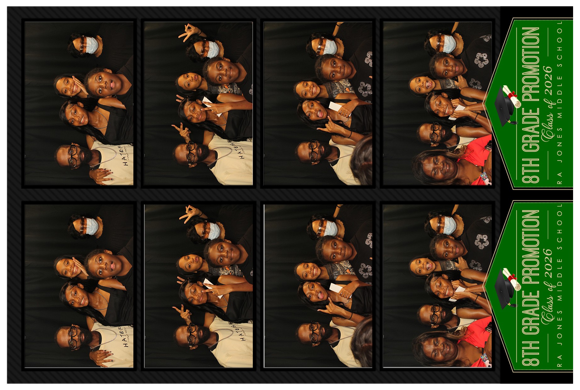 RA Jones Middle School 8th Grade Promotion | View more photos from the event at gallery.photoboothcincy.com/u/PhotoBoothCincy/RA-Jones-Middle-School-8th-Grade-Promotion