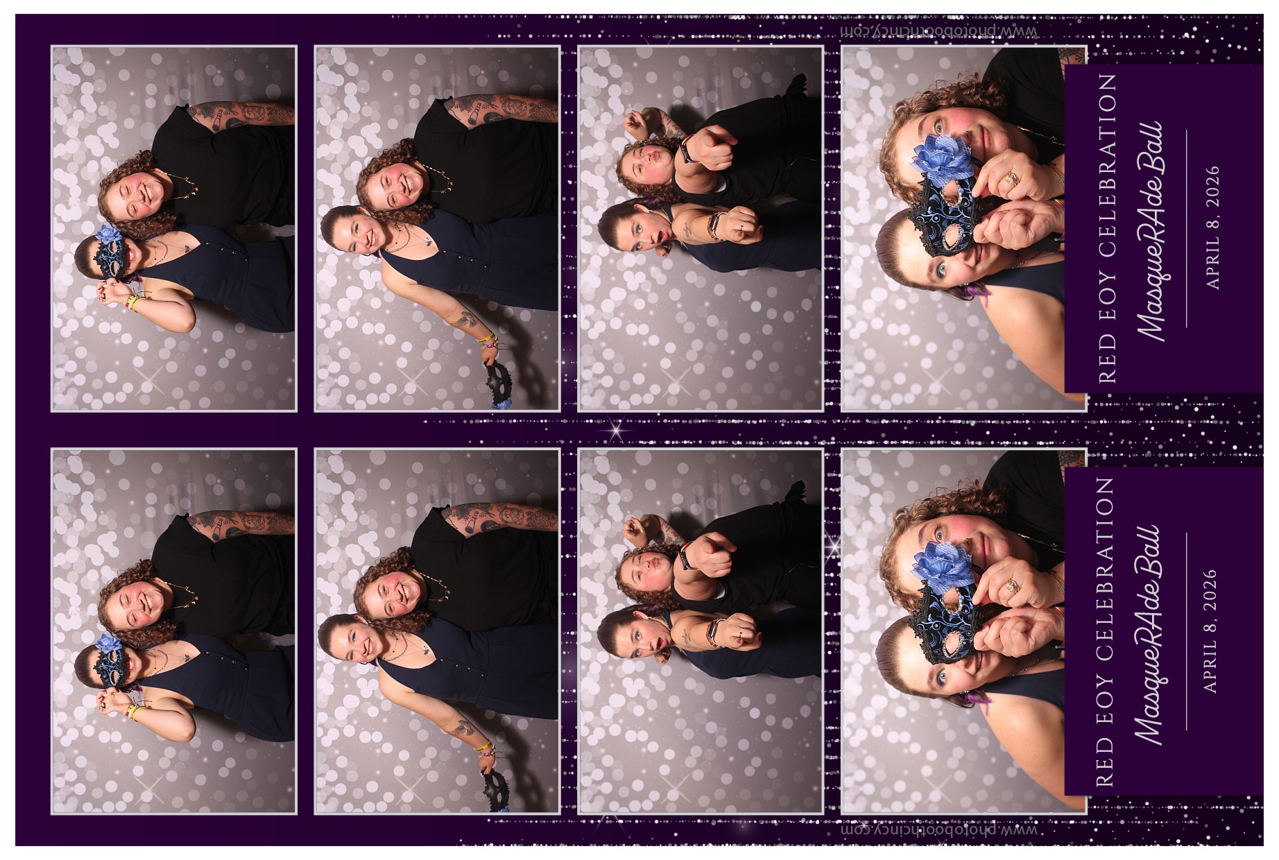 Red EOY Celebration MasqueRAdae Ball!! | View more photos from the event at gallery.photoboothcincy.com/u/PhotoBoothCincy/Red-EOY-Celebration-MasqueRAdae-Ball