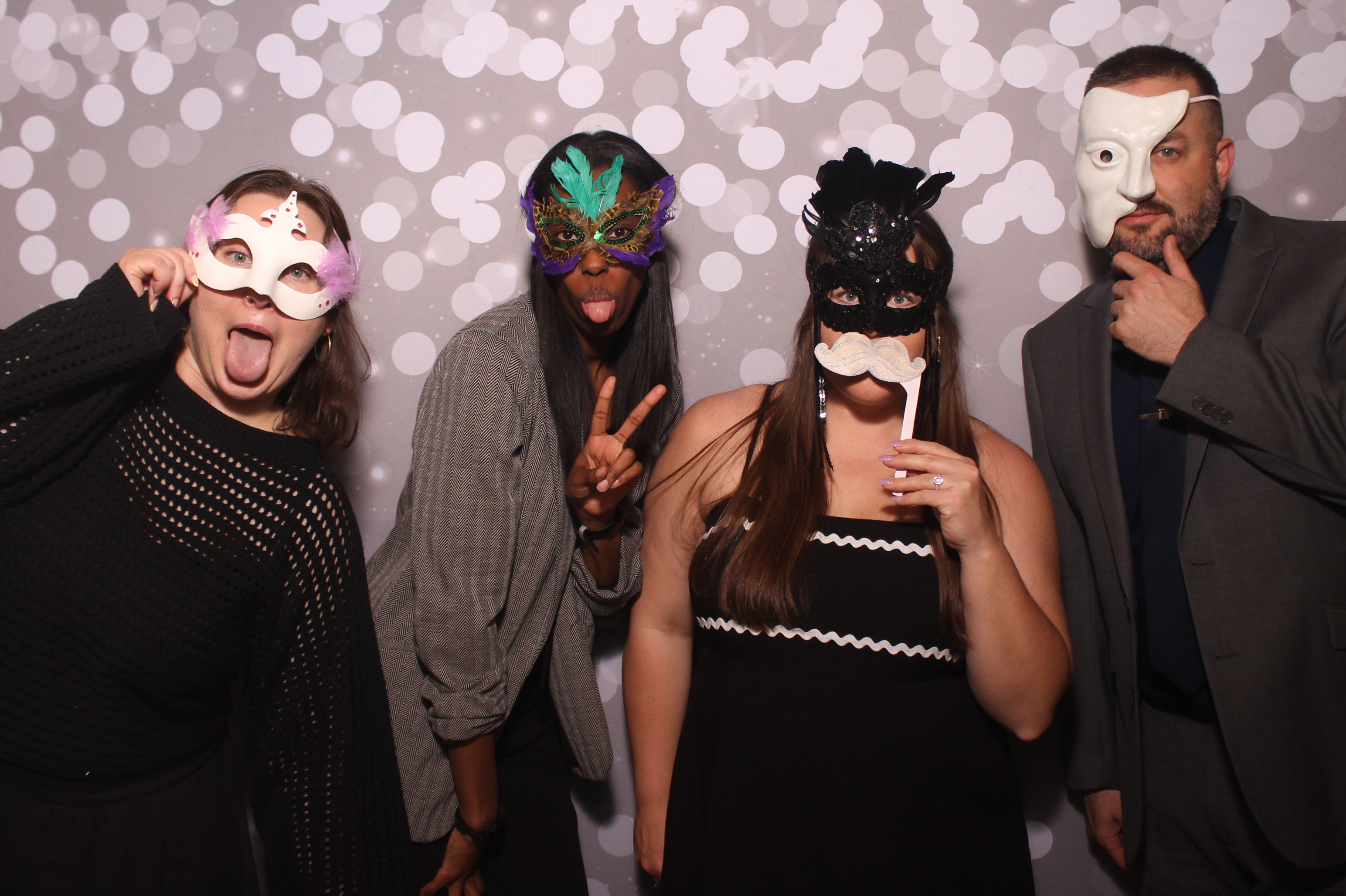Red EOY Celebration MasqueRAdae Ball!! | View more photos from the event at gallery.photoboothcincy.com/u/PhotoBoothCincy/Red-EOY-Celebration-MasqueRAdae-Ball