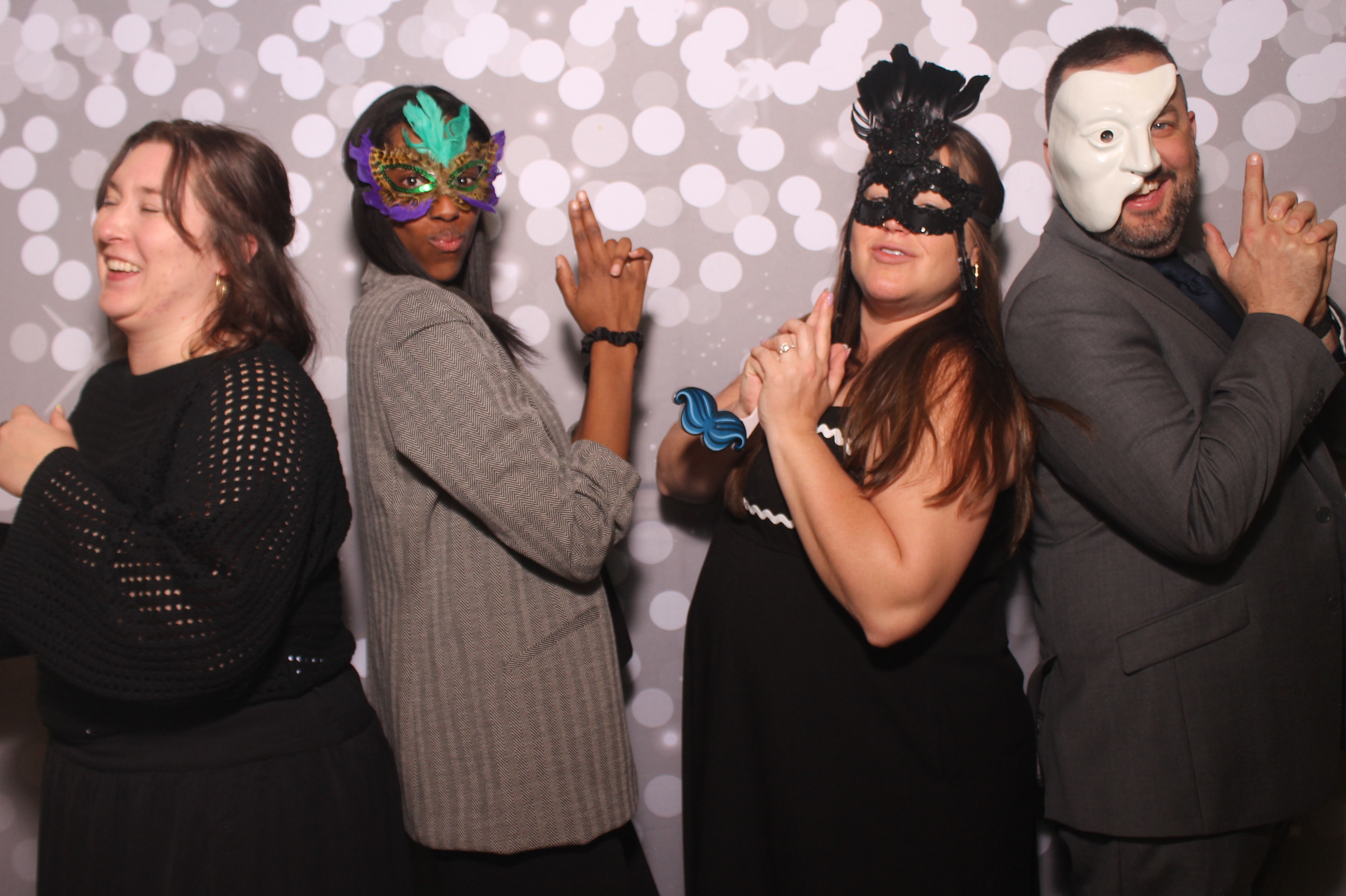 Red EOY Celebration MasqueRAdae Ball!! | View more photos from the event at gallery.photoboothcincy.com/u/PhotoBoothCincy/Red-EOY-Celebration-MasqueRAdae-Ball