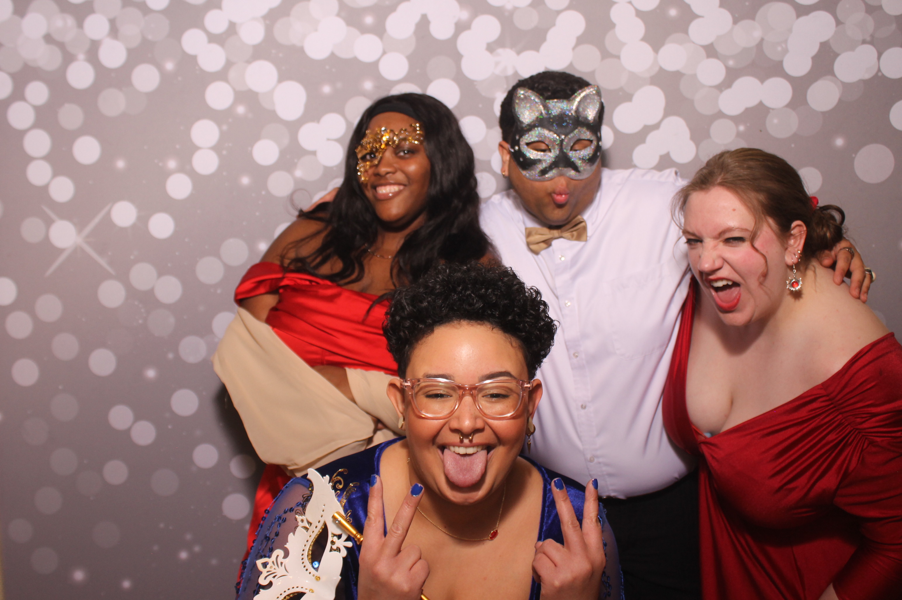 Red EOY Celebration MasqueRAdae Ball!! | View more photos from the event at gallery.photoboothcincy.com/u/PhotoBoothCincy/Red-EOY-Celebration-MasqueRAdae-Ball