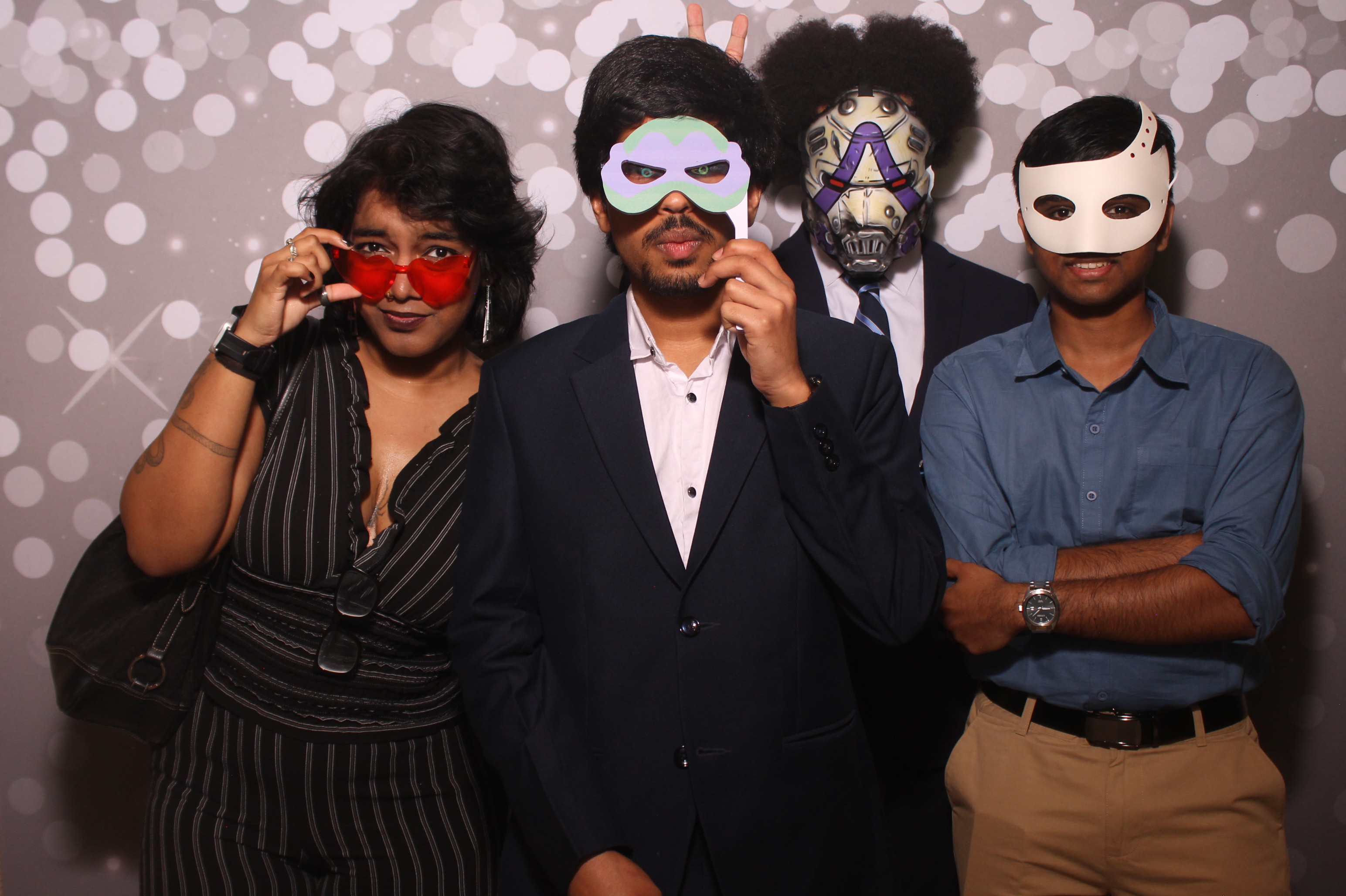 Red EOY Celebration MasqueRAdae Ball!! | View more photos from the event at gallery.photoboothcincy.com/u/PhotoBoothCincy/Red-EOY-Celebration-MasqueRAdae-Ball