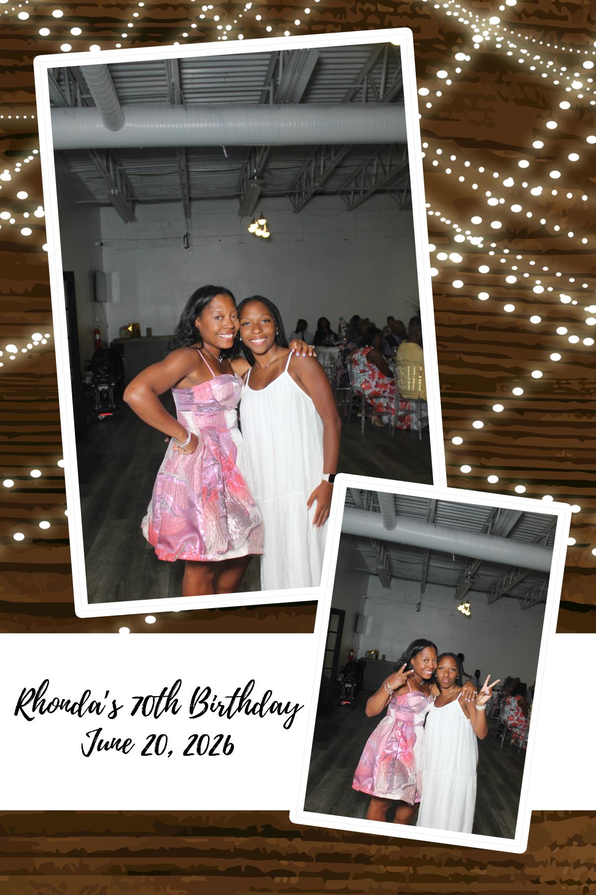 Rhonda's 70th | View more photos from the event at gallery.photoboothcincy.com/u/PhotoBoothCincy/Rhondas-70th