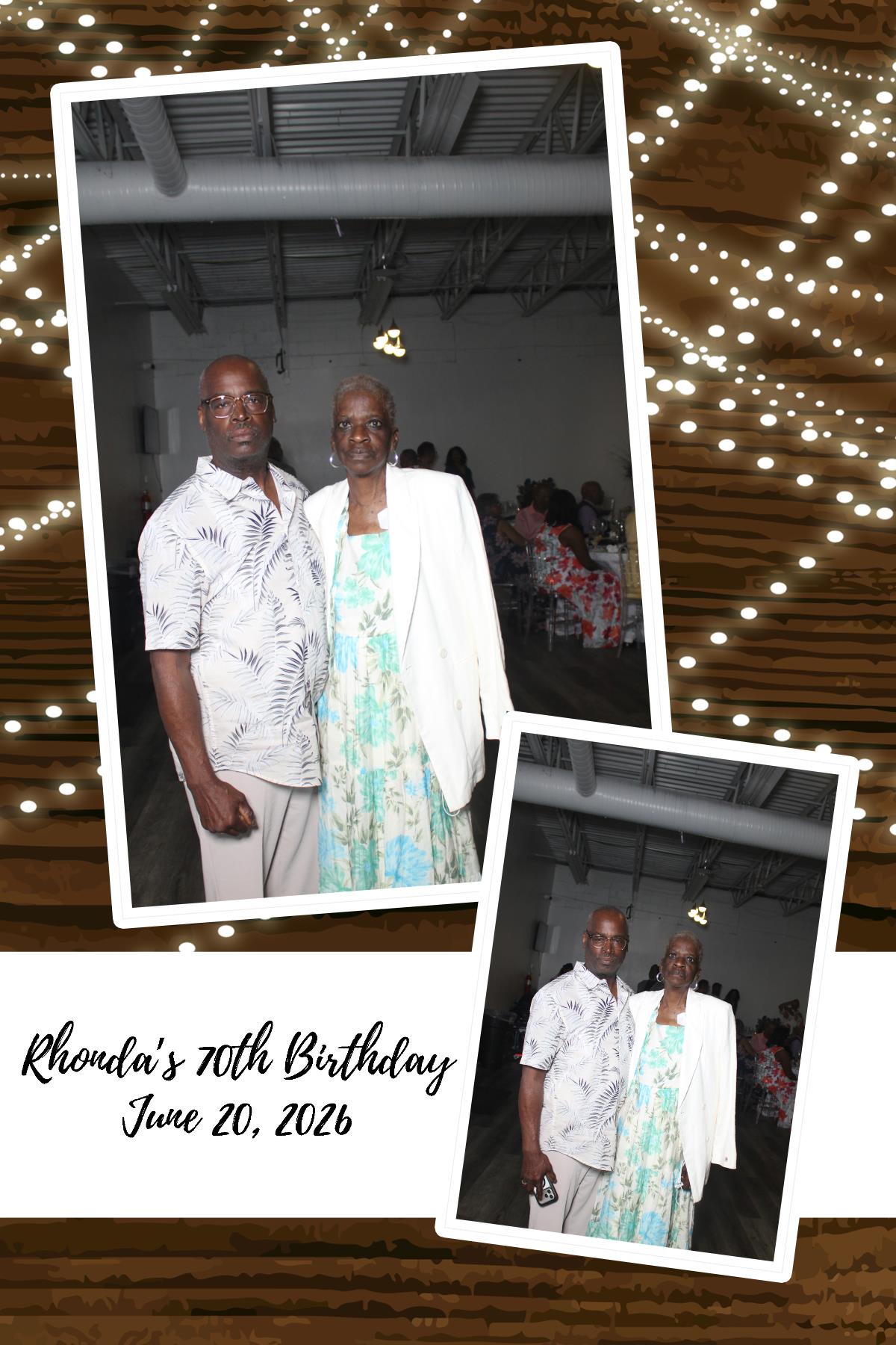 Rhonda's 70th | View more photos from the event at gallery.photoboothcincy.com/u/PhotoBoothCincy/Rhondas-70th