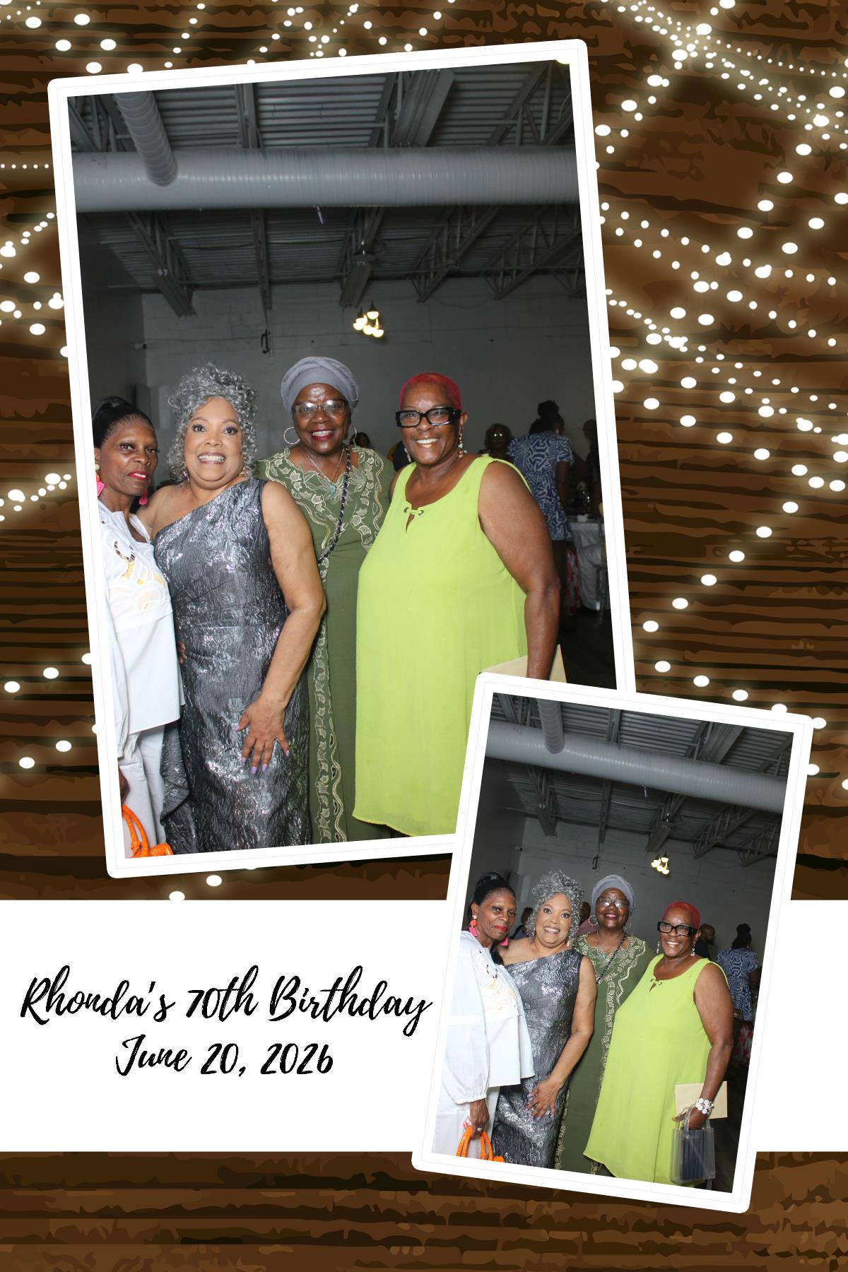Rhonda's 70th | View more photos from the event at gallery.photoboothcincy.com/u/PhotoBoothCincy/Rhondas-70th