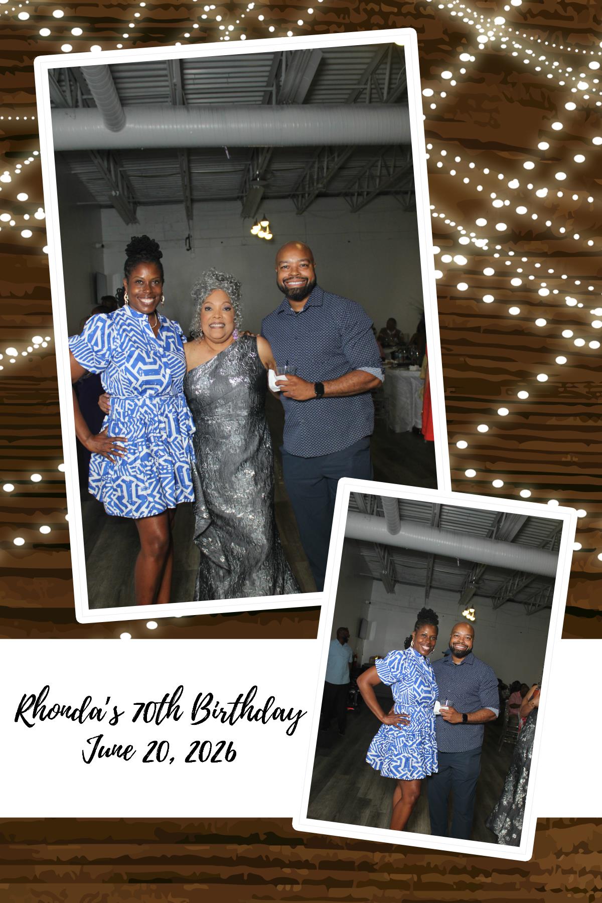 Rhonda's 70th | View more photos from the event at gallery.photoboothcincy.com/u/PhotoBoothCincy/Rhondas-70th
