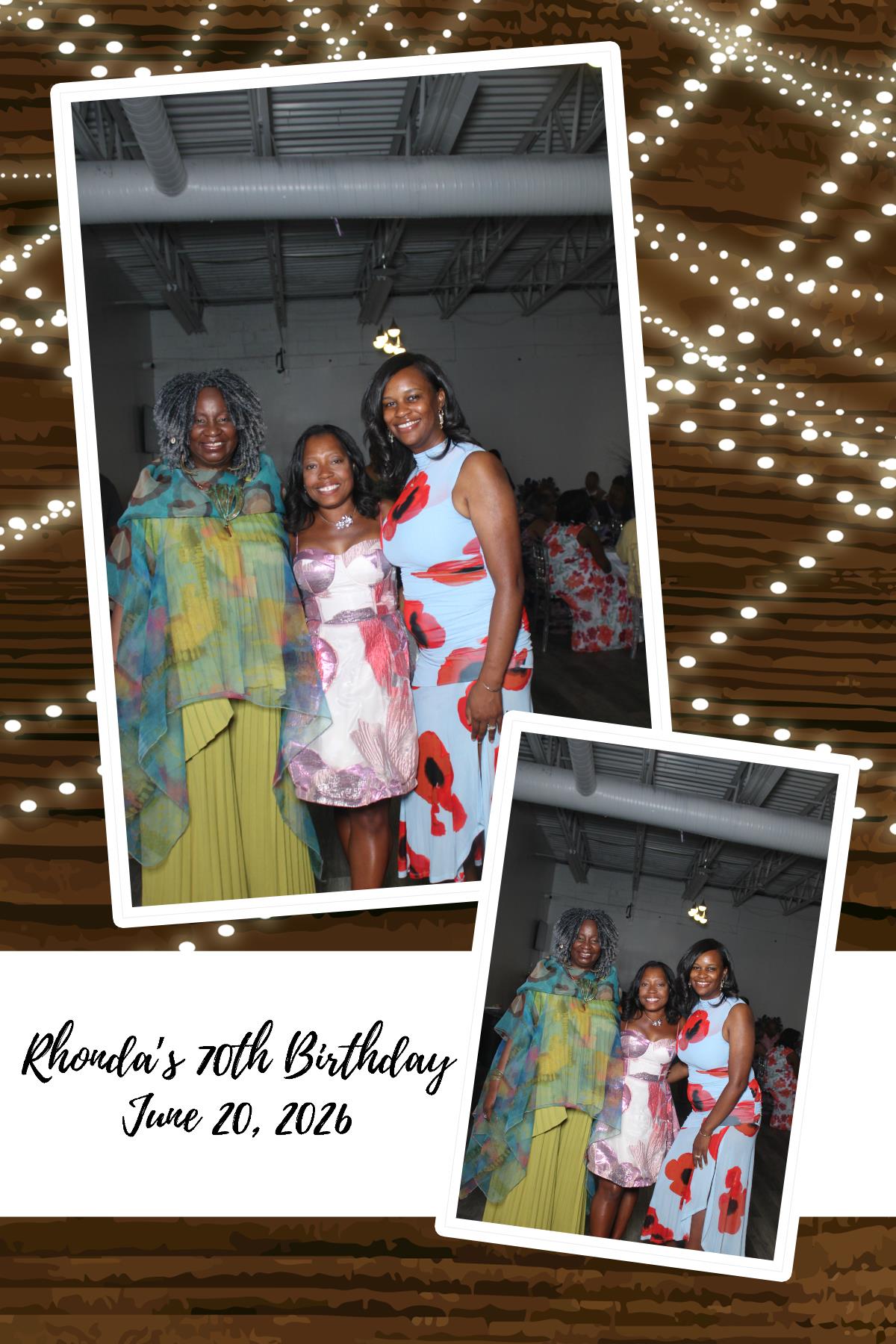 Rhonda's 70th | View more photos from the event at gallery.photoboothcincy.com/u/PhotoBoothCincy/Rhondas-70th