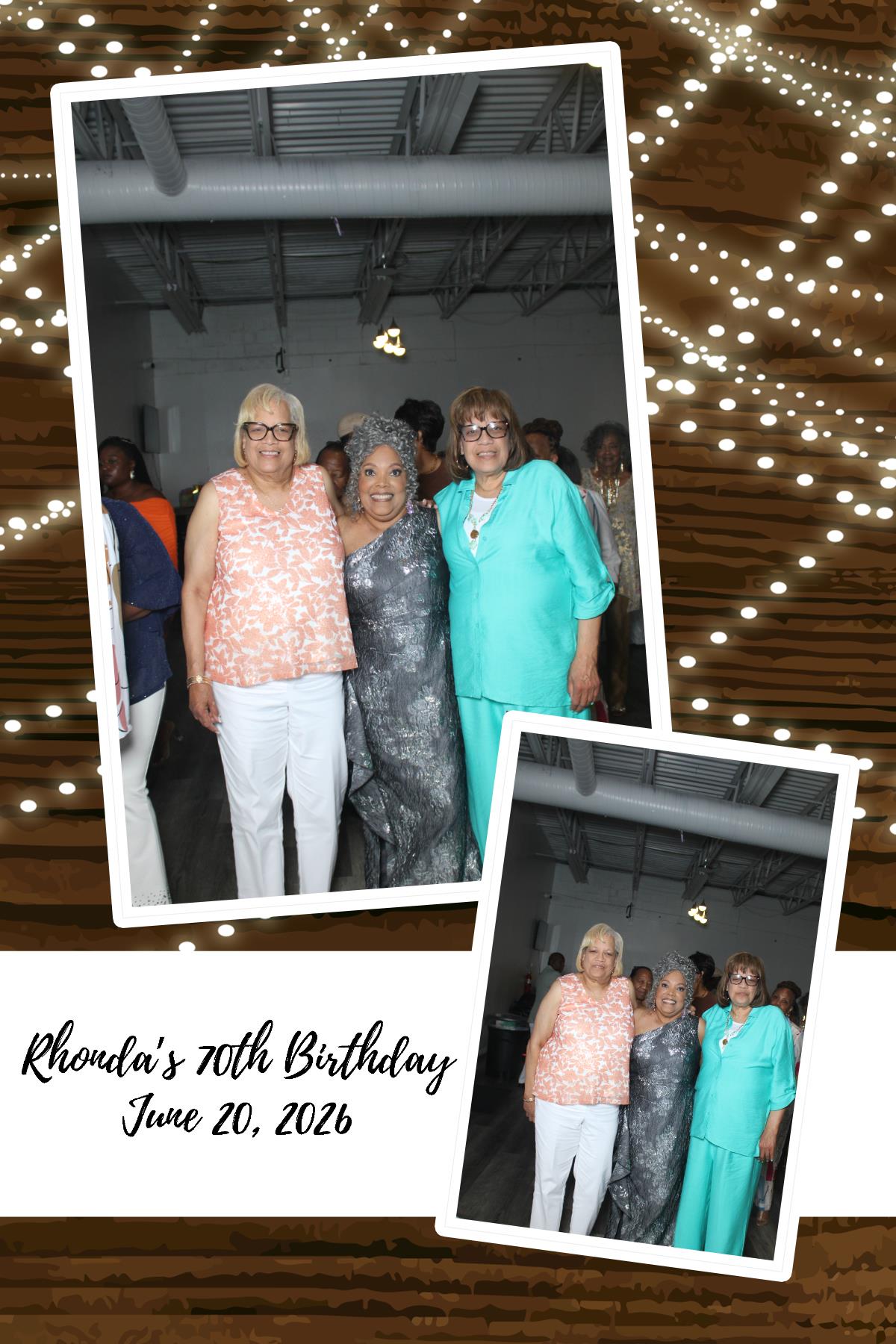 Rhonda's 70th | View more photos from the event at gallery.photoboothcincy.com/u/PhotoBoothCincy/Rhondas-70th