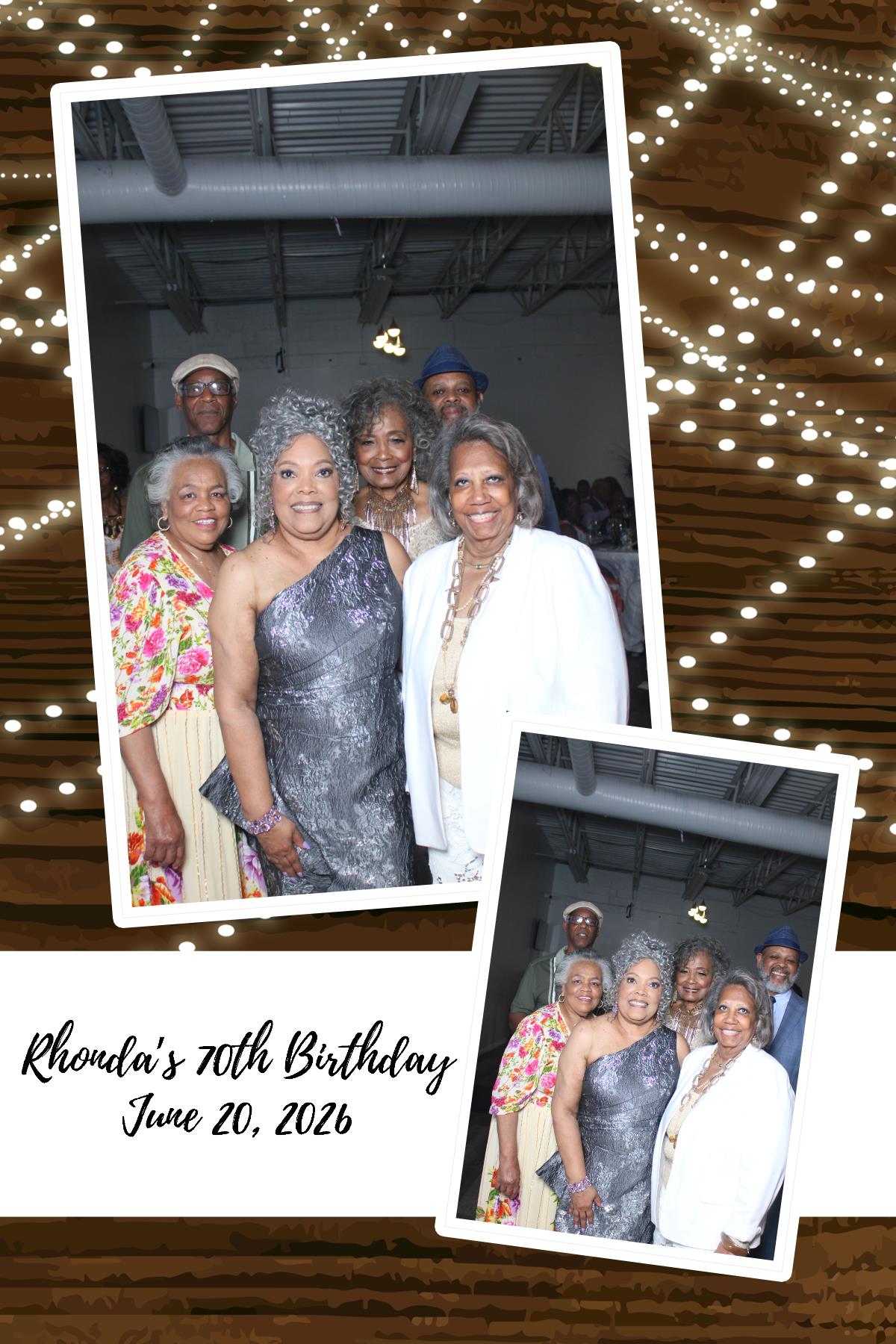 Rhonda's 70th | View more photos from the event at gallery.photoboothcincy.com/u/PhotoBoothCincy/Rhondas-70th