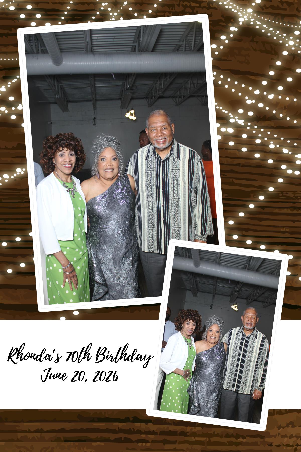 Rhonda's 70th | View more photos from the event at gallery.photoboothcincy.com/u/PhotoBoothCincy/Rhondas-70th