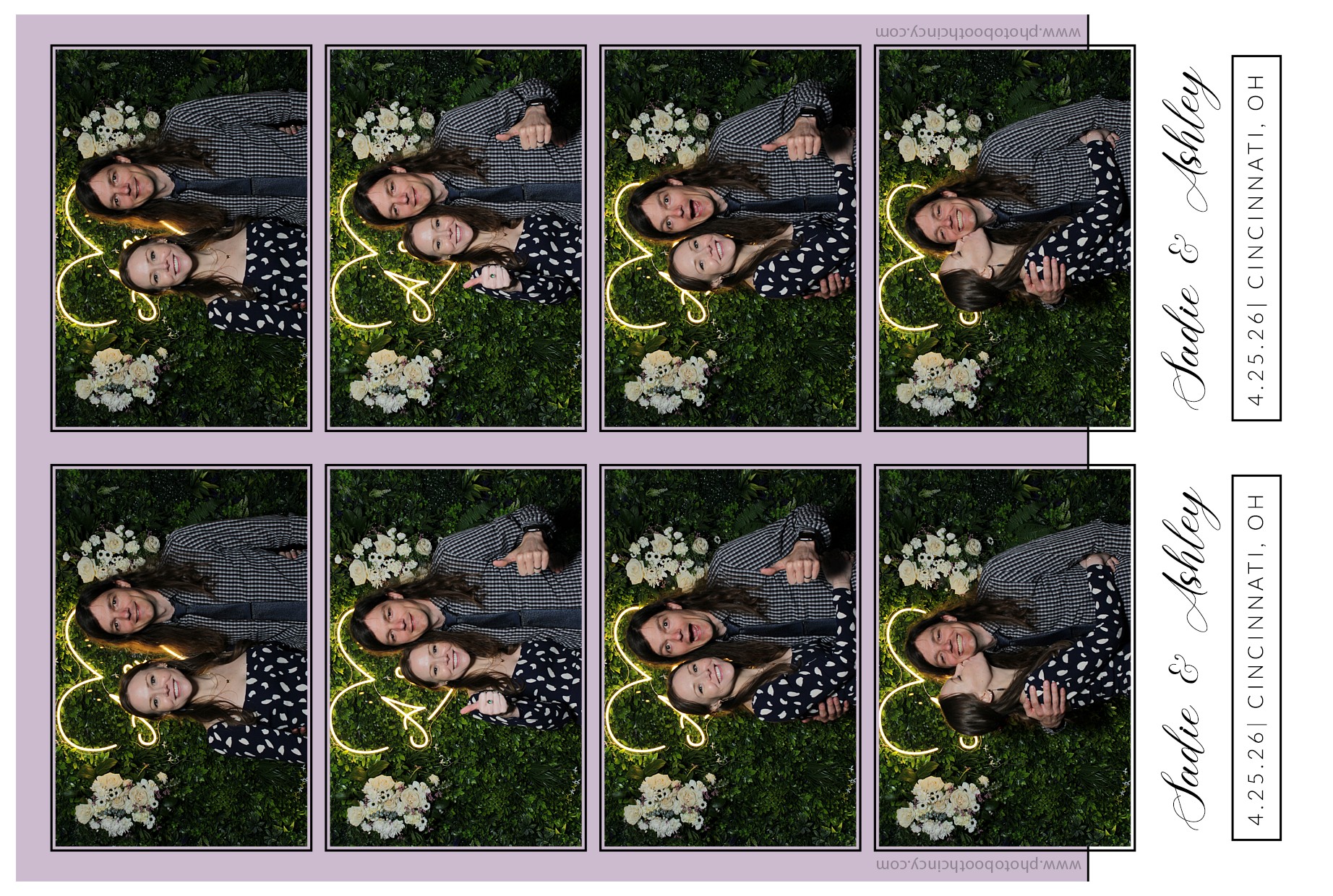 Sadie & Ashley Post Elopment Party | View more photos from the event at gallery.photoboothcincy.com/u/PhotoBoothCincy/Sadie-Ashley-Post-Elopment-Party
