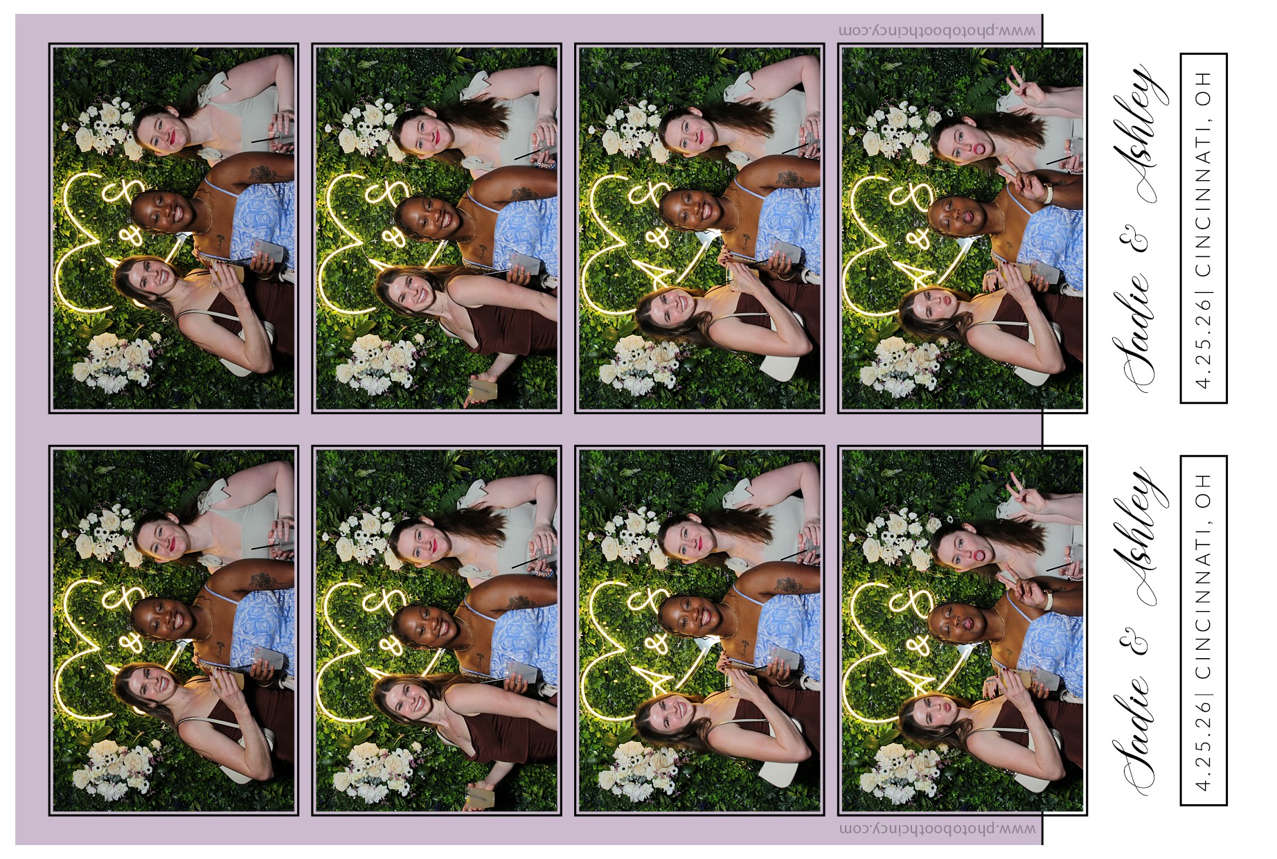 Sadie & Ashley Post Elopment Party | View more photos from the event at gallery.photoboothcincy.com/u/PhotoBoothCincy/Sadie-Ashley-Post-Elopment-Party
