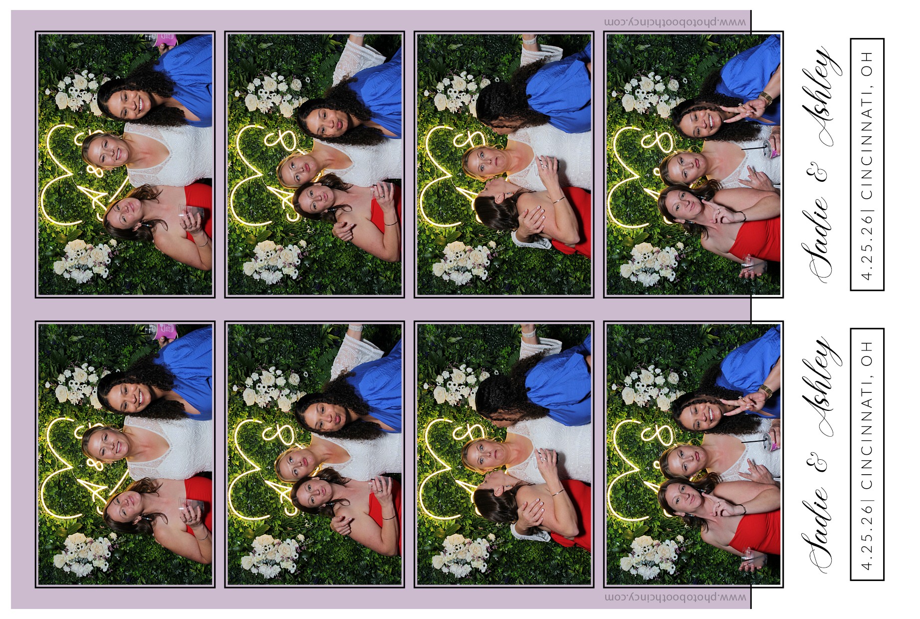 Sadie & Ashley Post Elopment Party | View more photos from the event at gallery.photoboothcincy.com/u/PhotoBoothCincy/Sadie-Ashley-Post-Elopment-Party