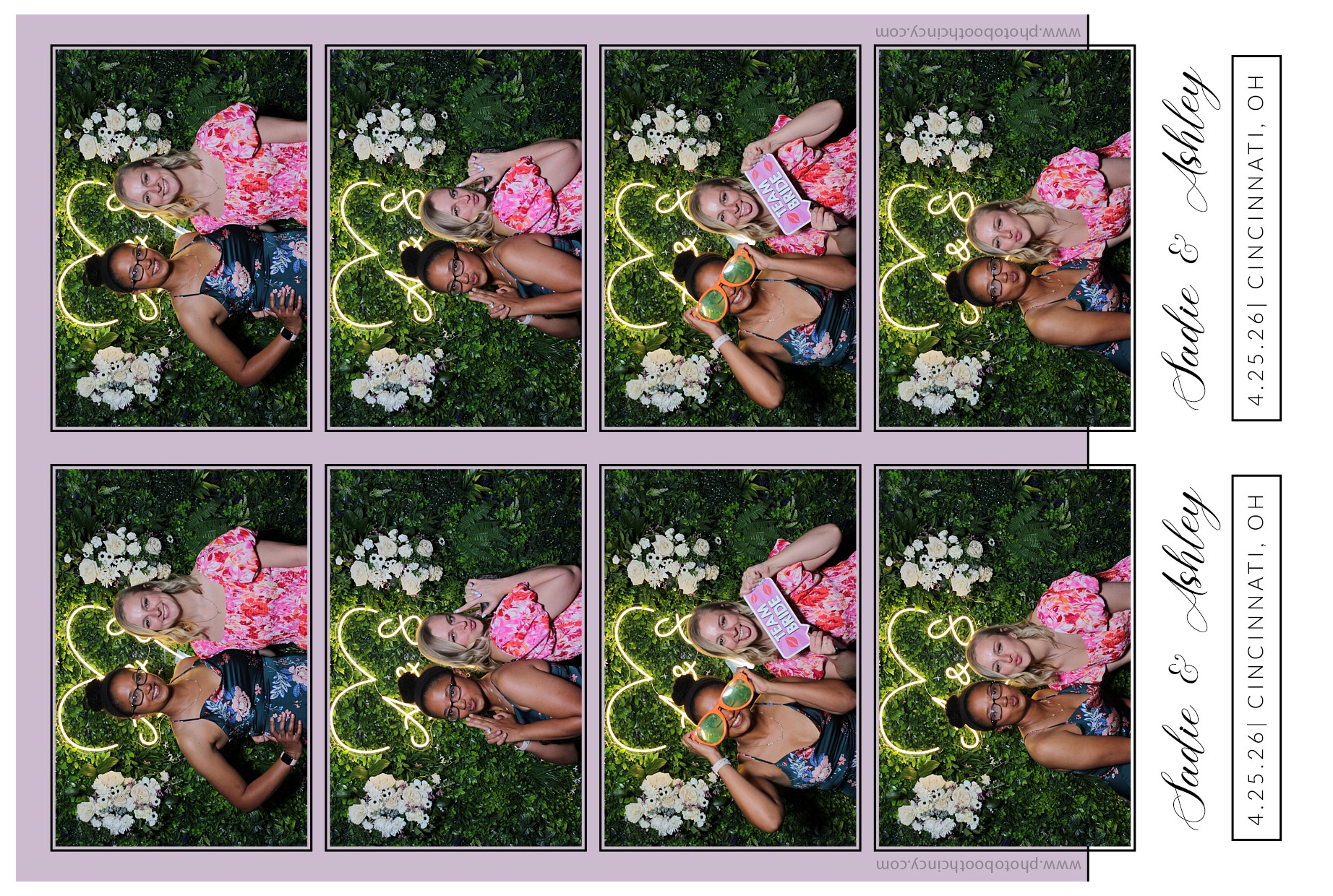 Sadie & Ashley Post Elopment Party | View more photos from the event at gallery.photoboothcincy.com/u/PhotoBoothCincy/Sadie-Ashley-Post-Elopment-Party