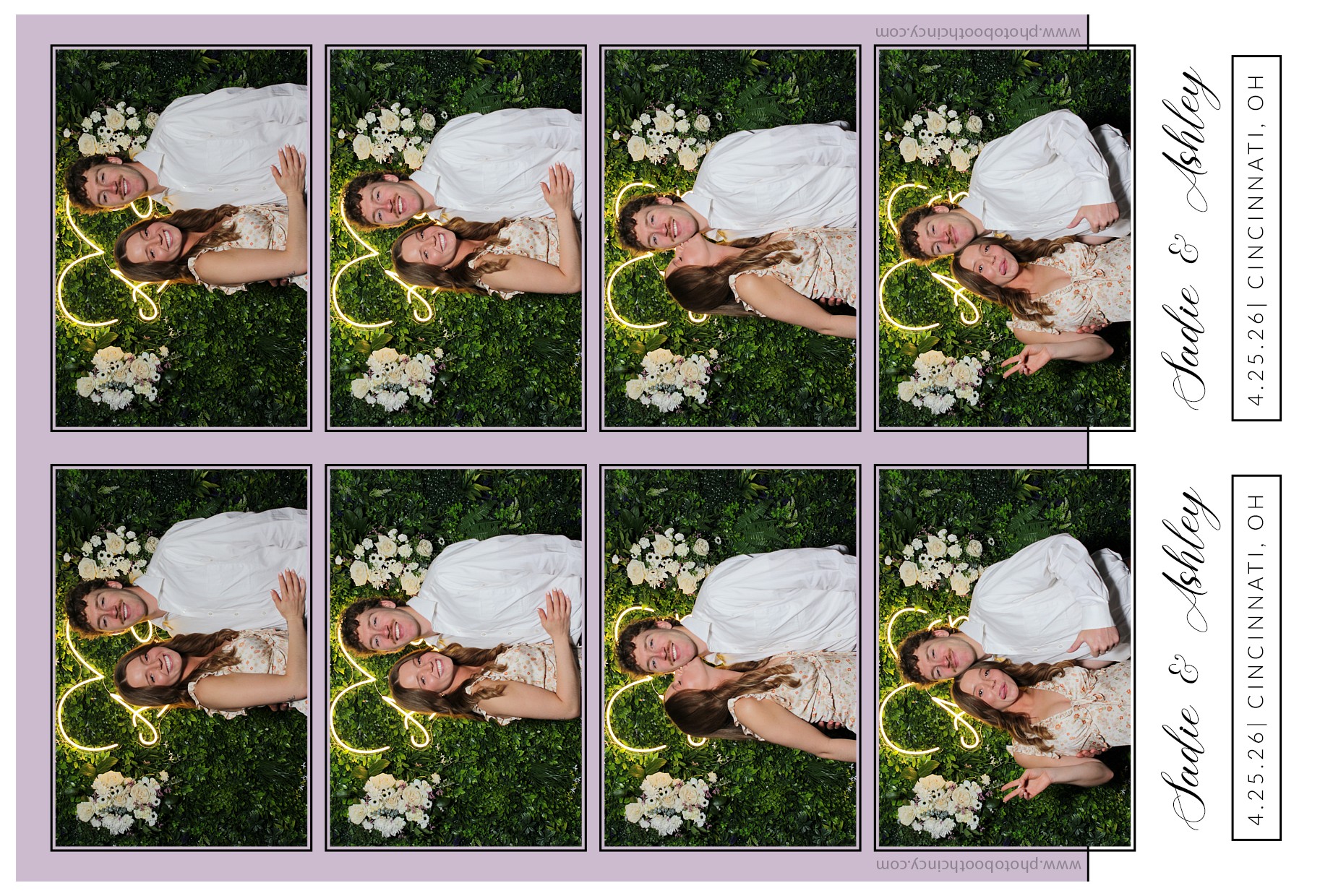 Sadie & Ashley Post Elopment Party | View more photos from the event at gallery.photoboothcincy.com/u/PhotoBoothCincy/Sadie-Ashley-Post-Elopment-Party